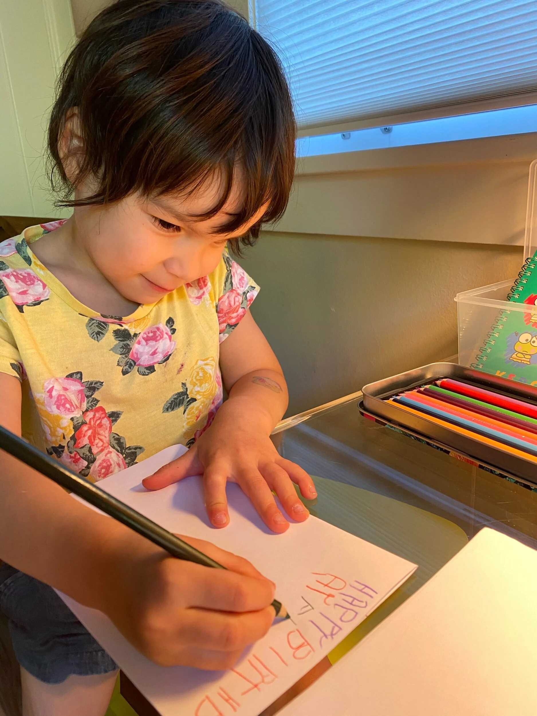 Birthday card making