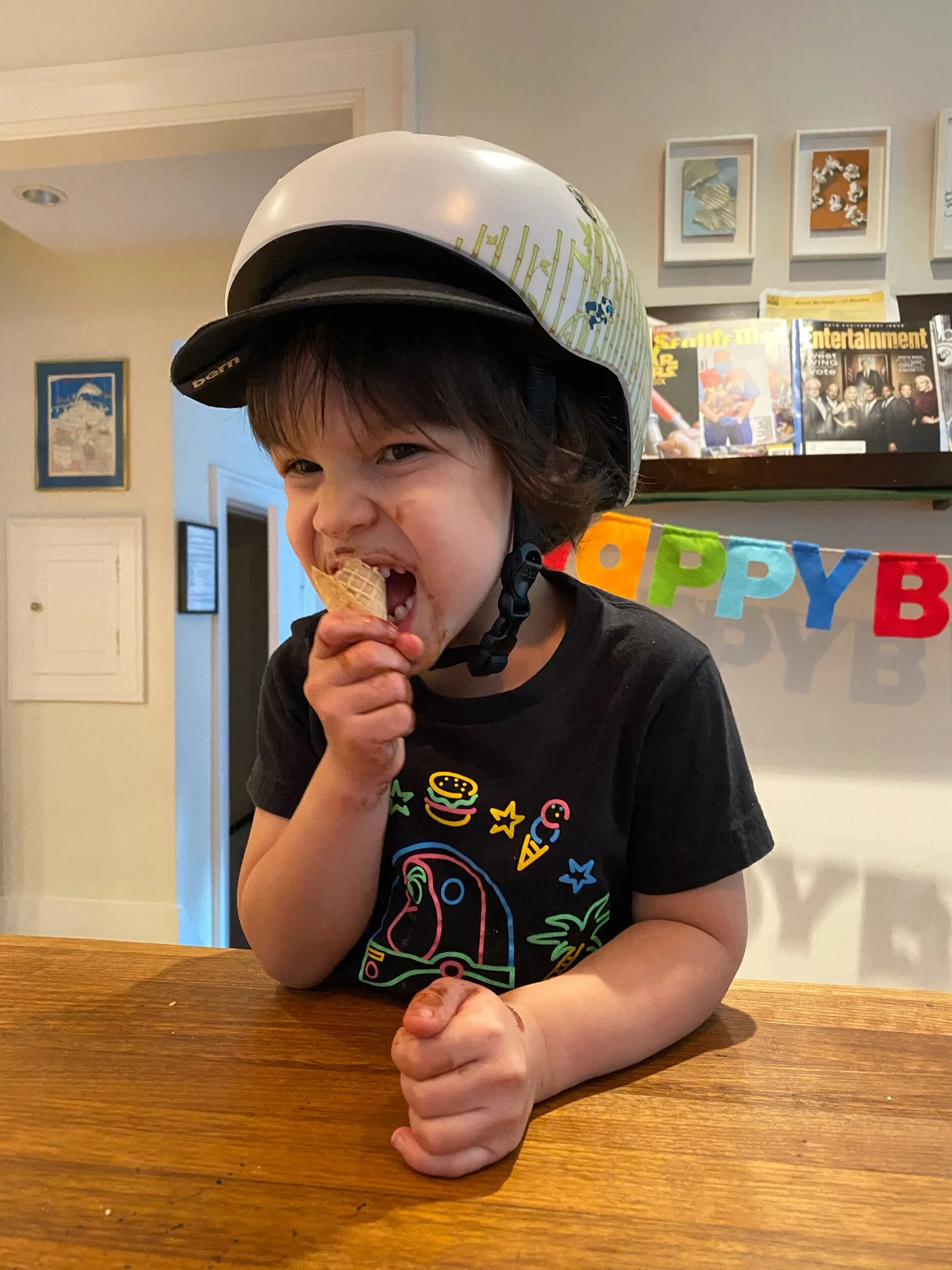 Ice cream for dinner