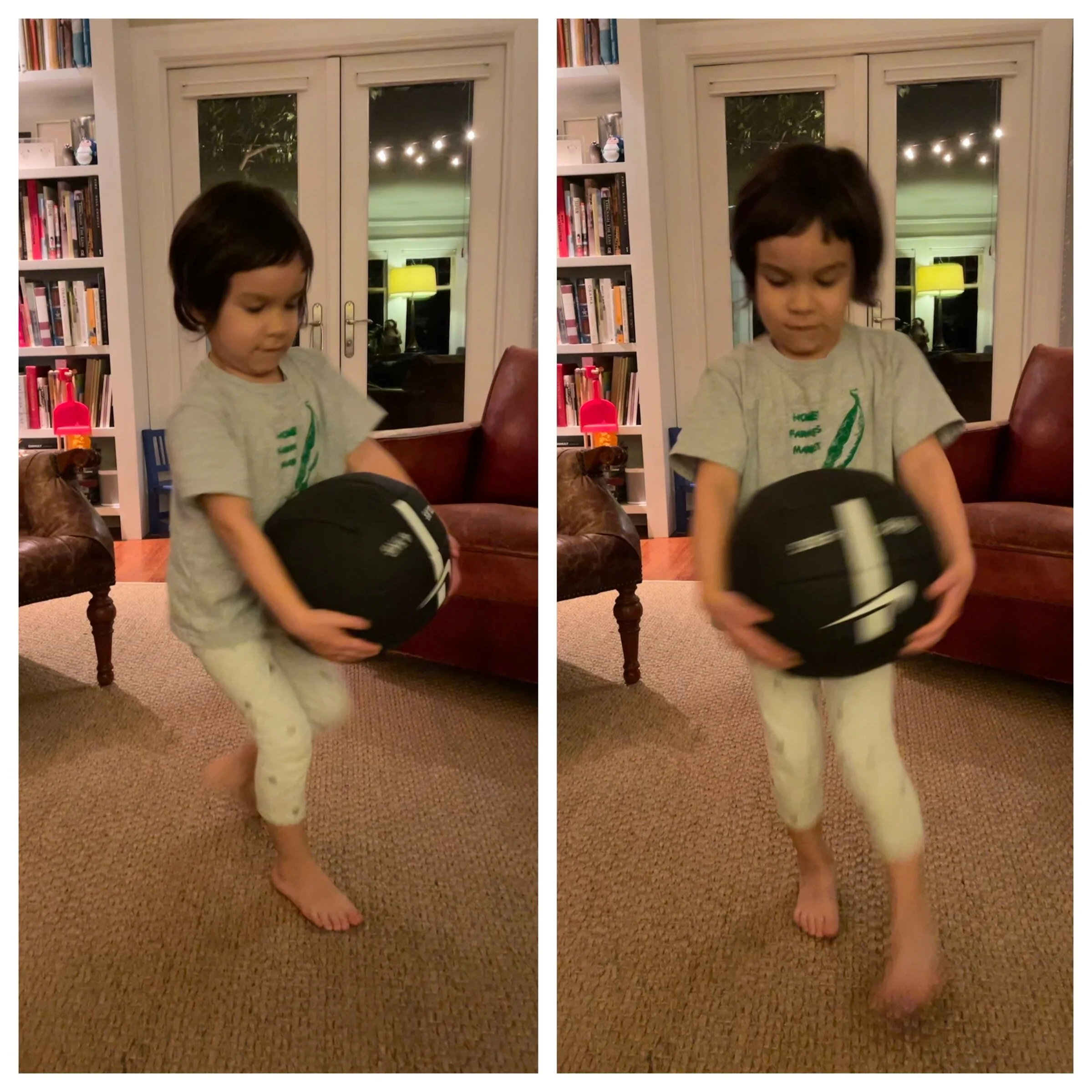 “My arms are bored”