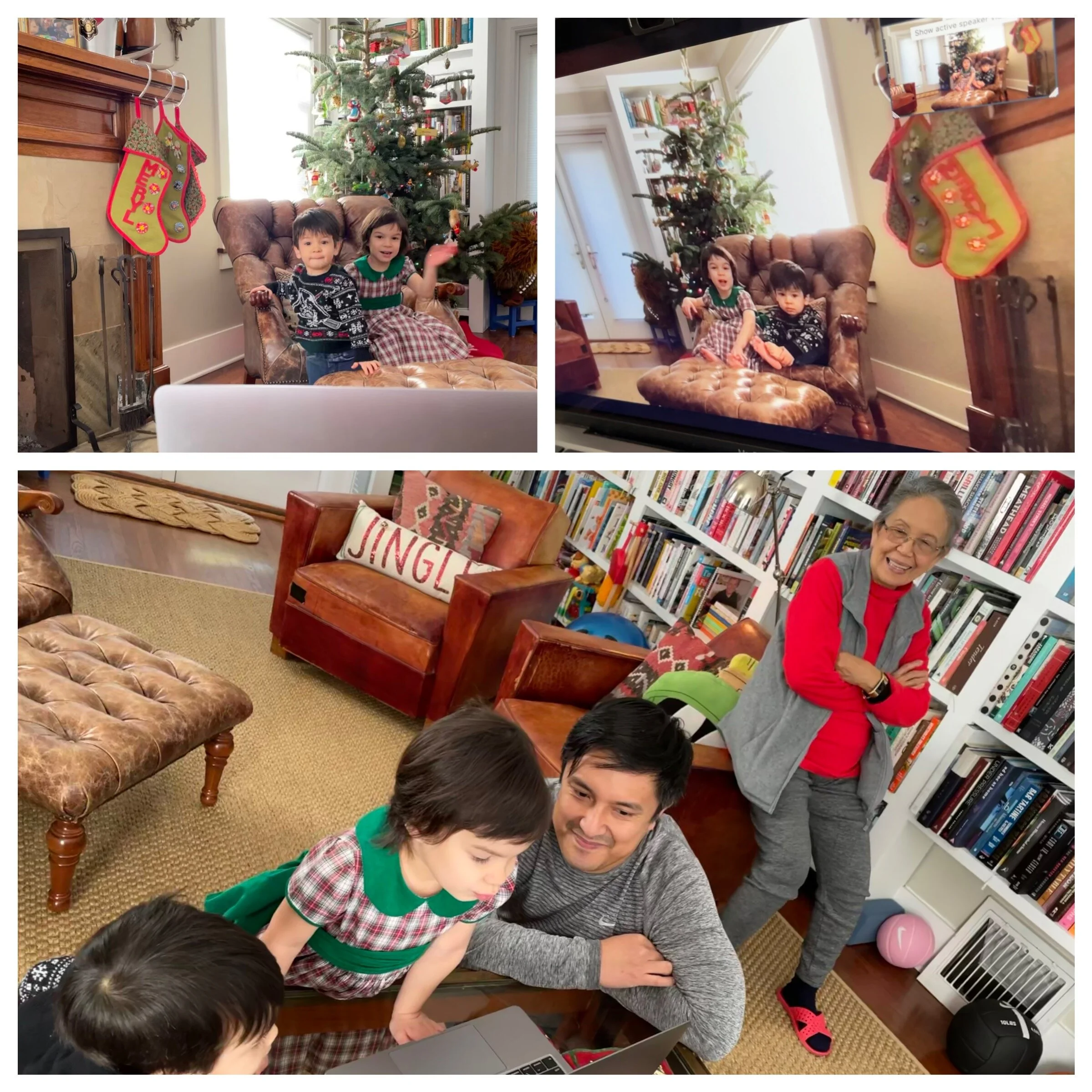 Santa with the times