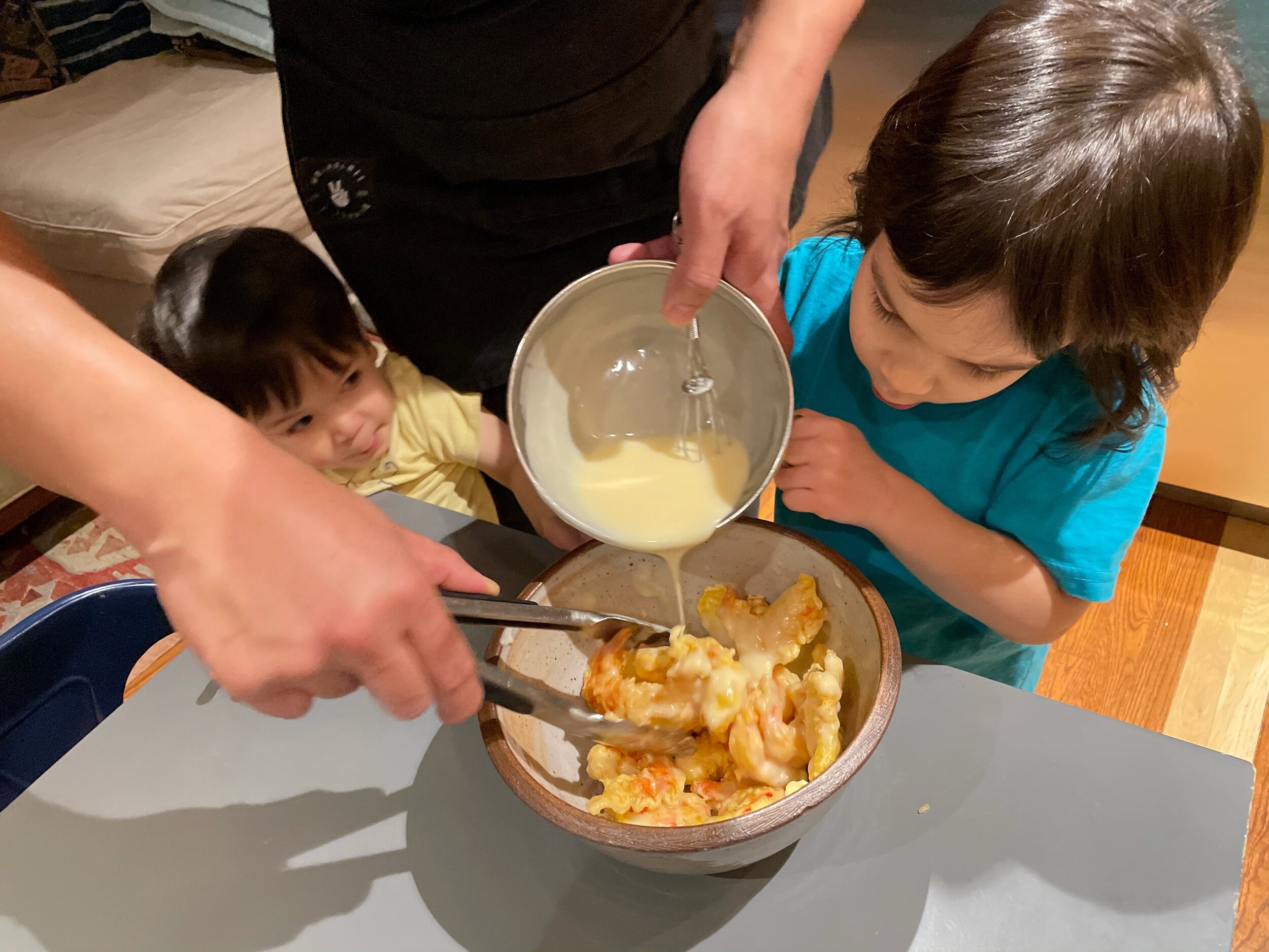 Honey non-walnut prawns
