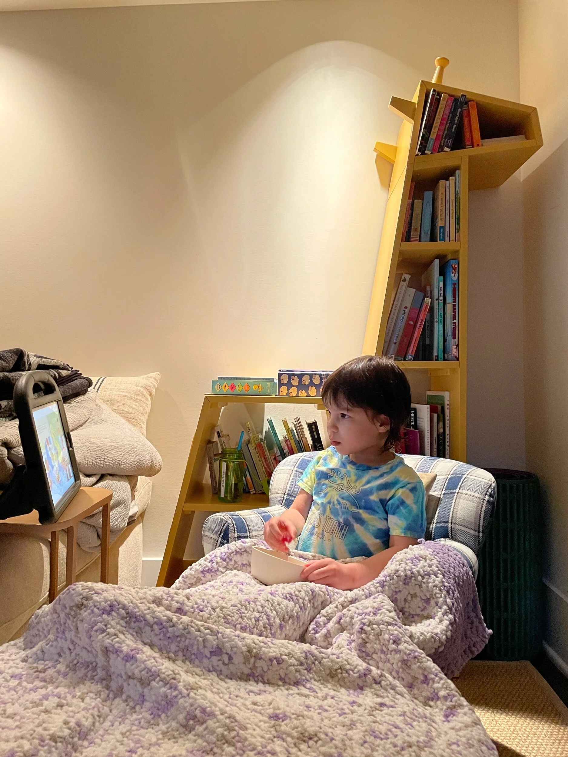 Snack time with Xanna