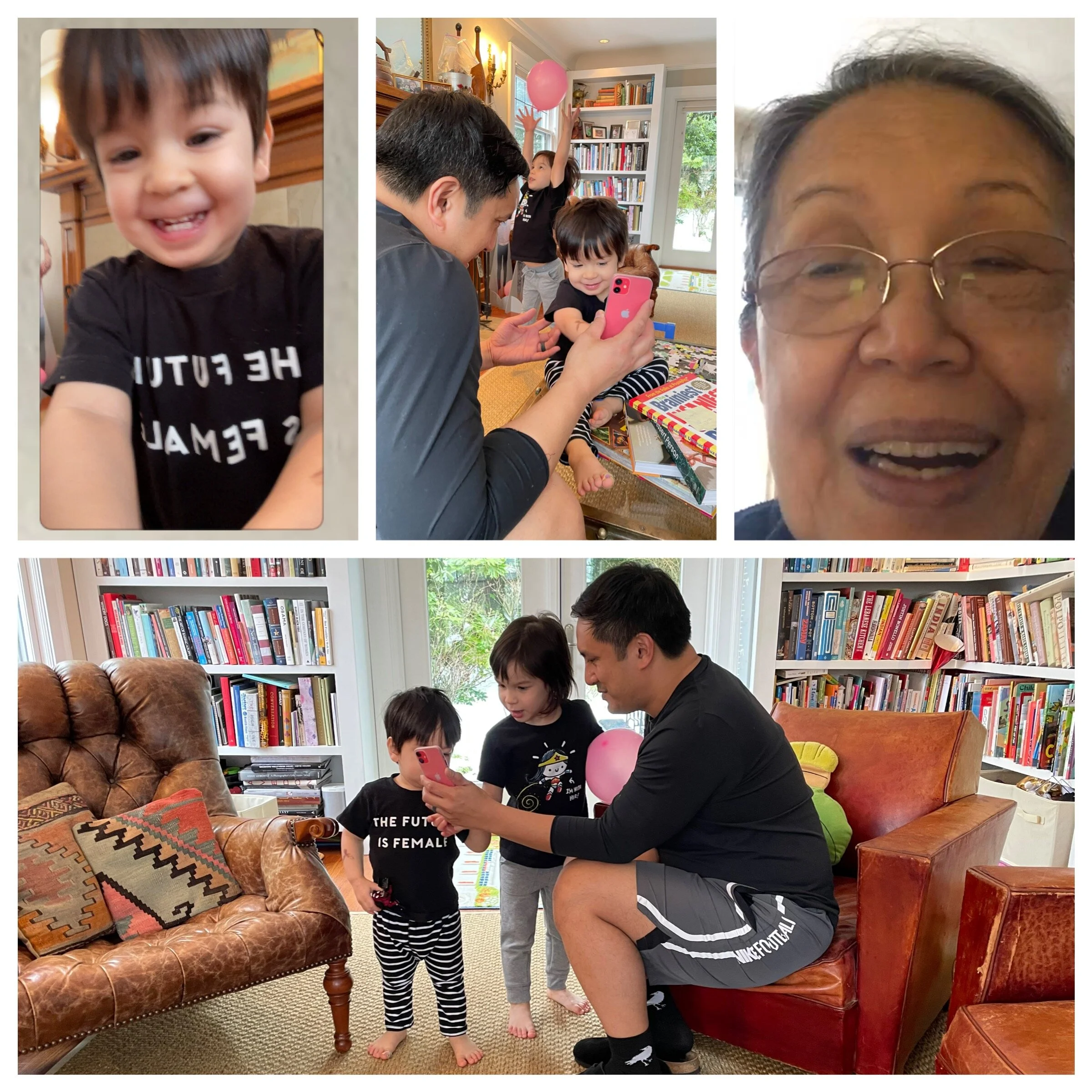 FaceTiming with Lola