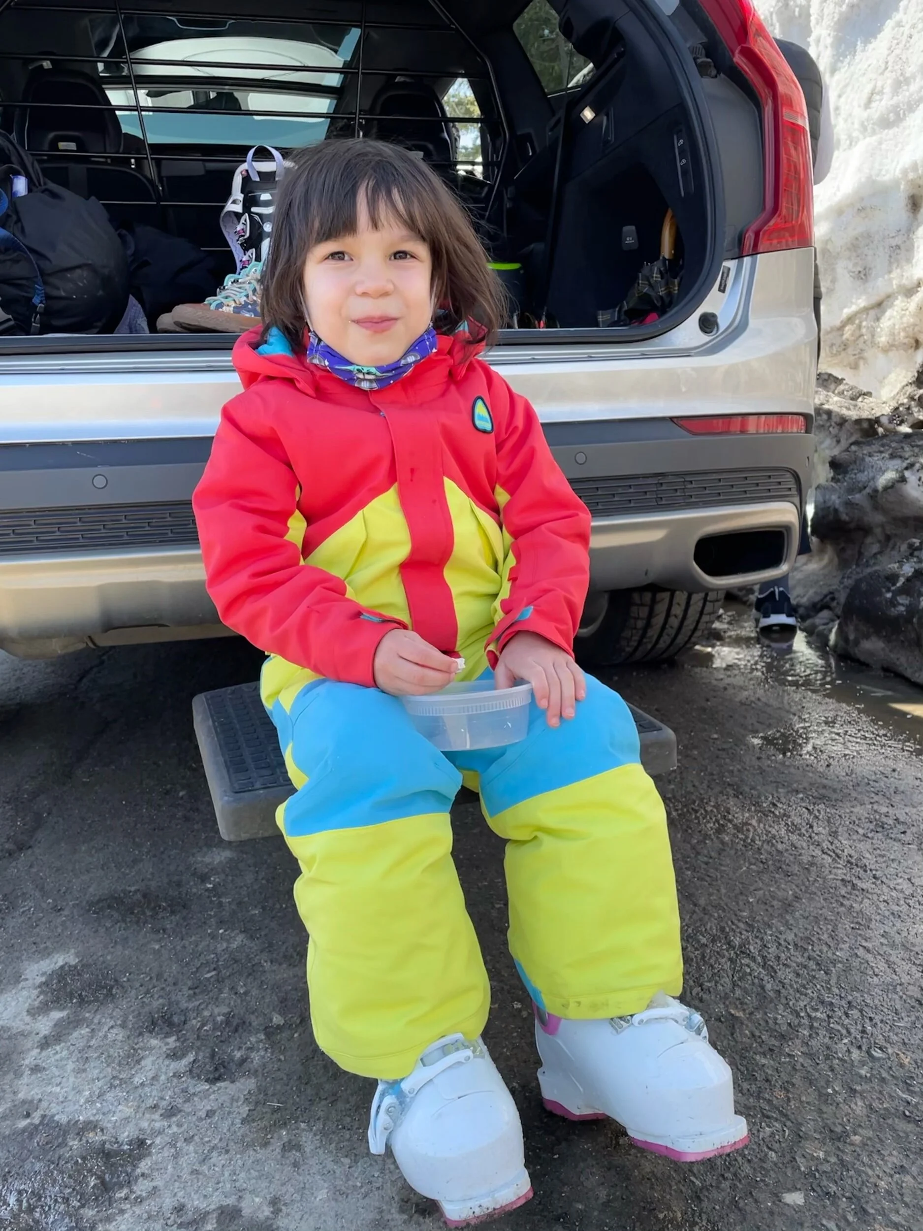 Snack pack in the back