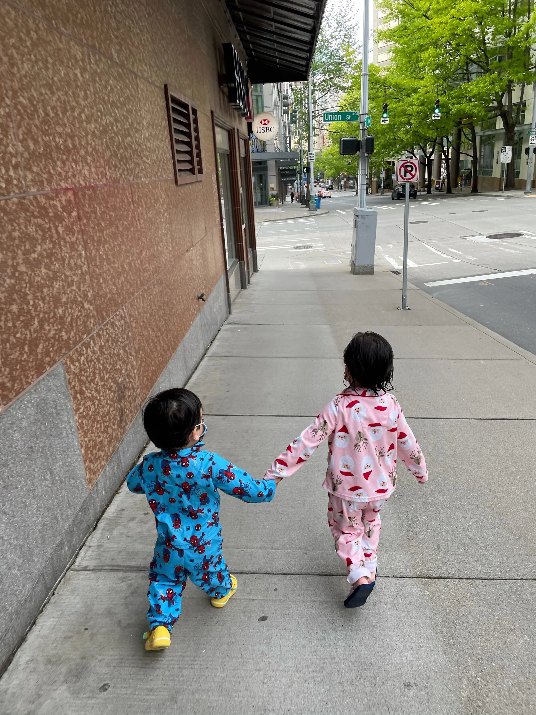 PJs on the street