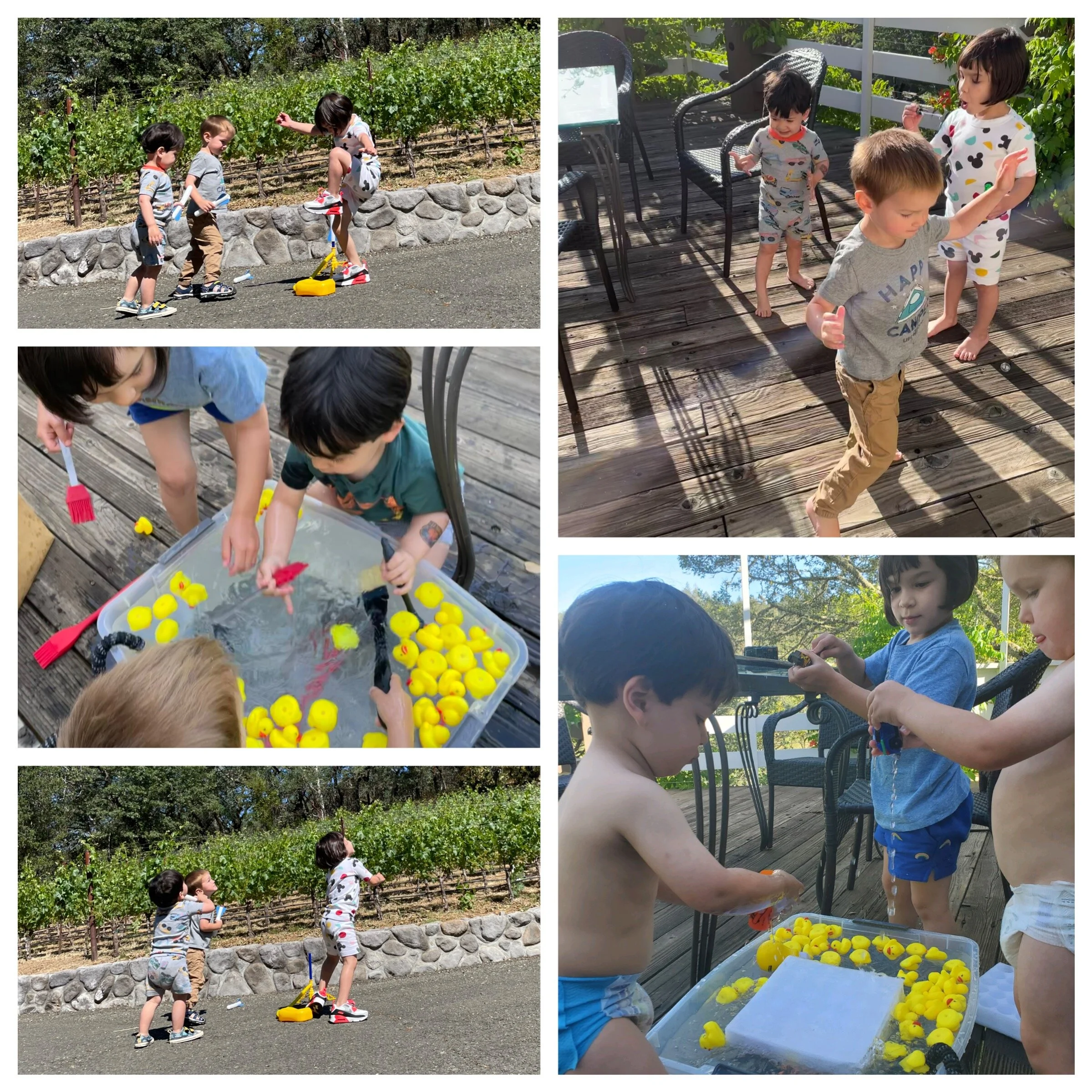 Rockets, bubbles, and ducks