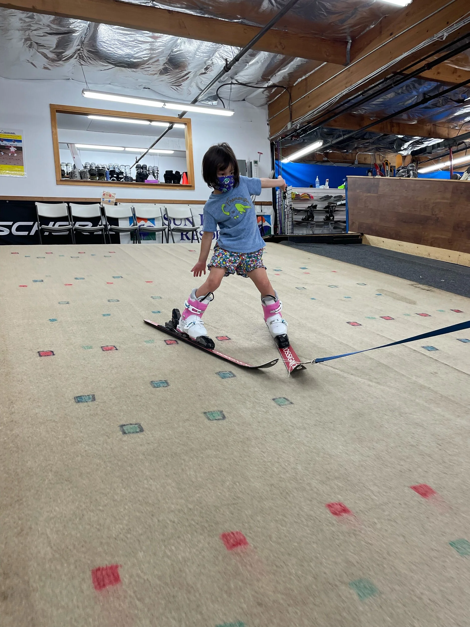 Indoor skiing