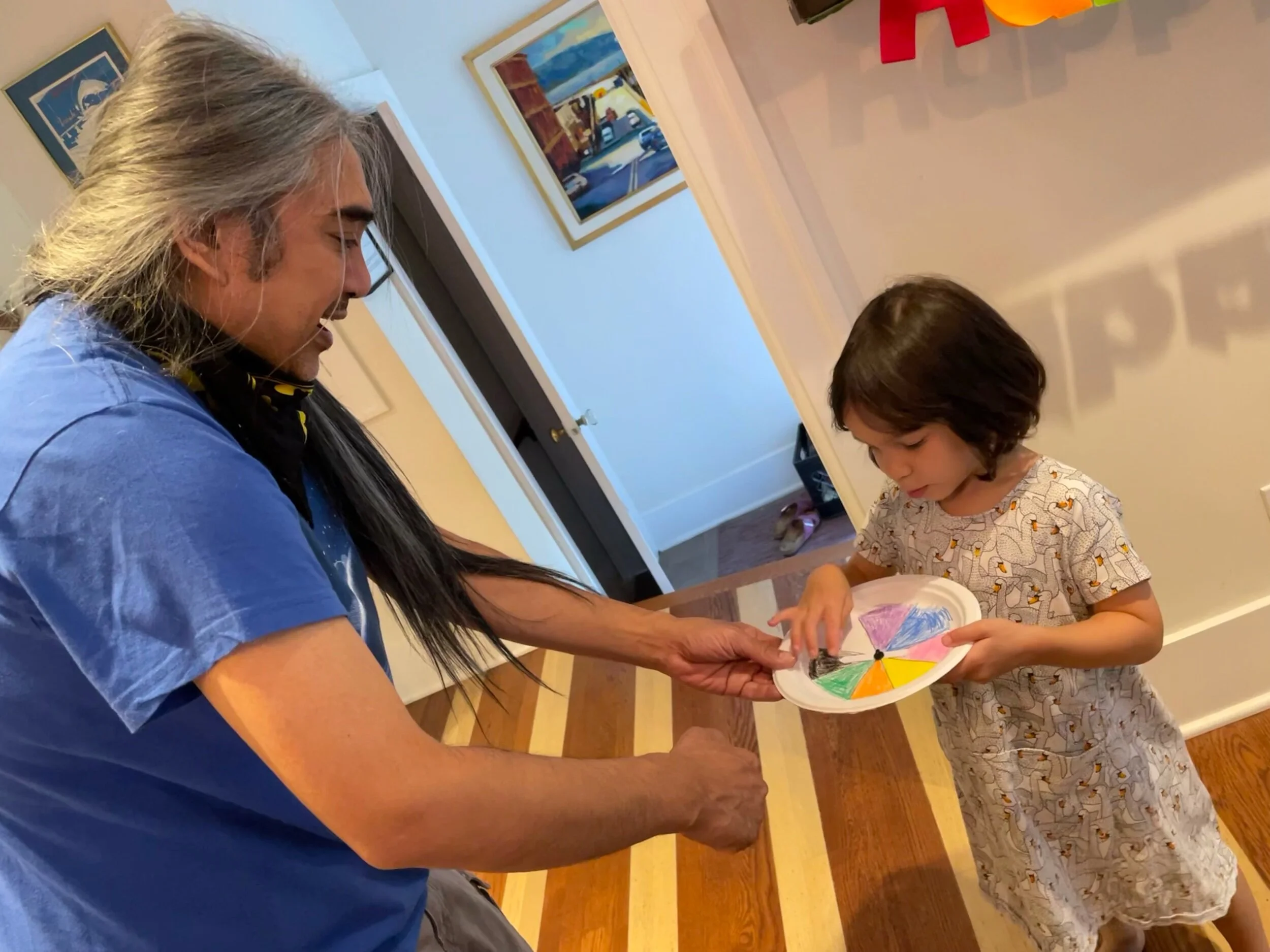 Hide-and-seek by color