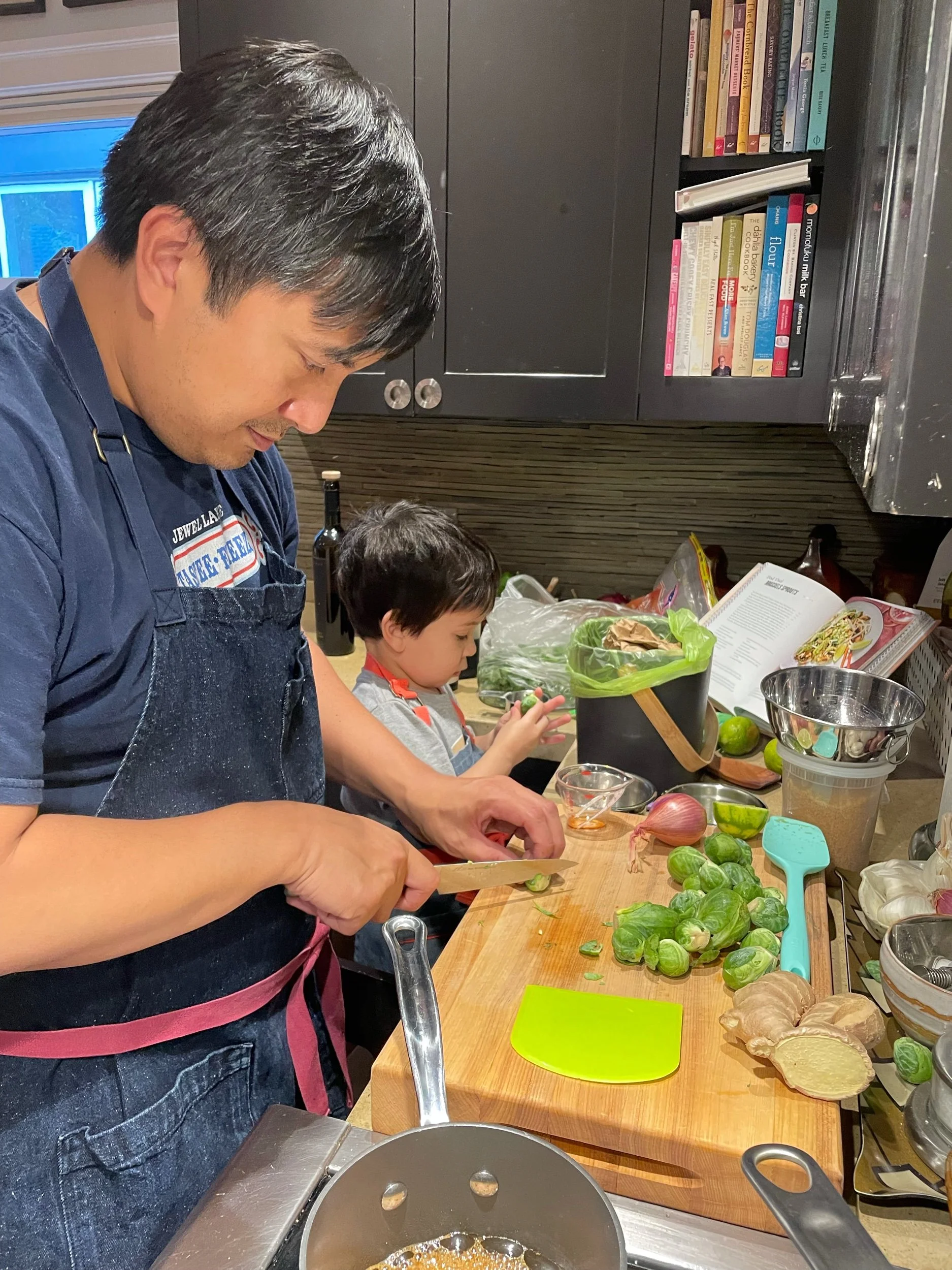 “Dada, what you doing?”