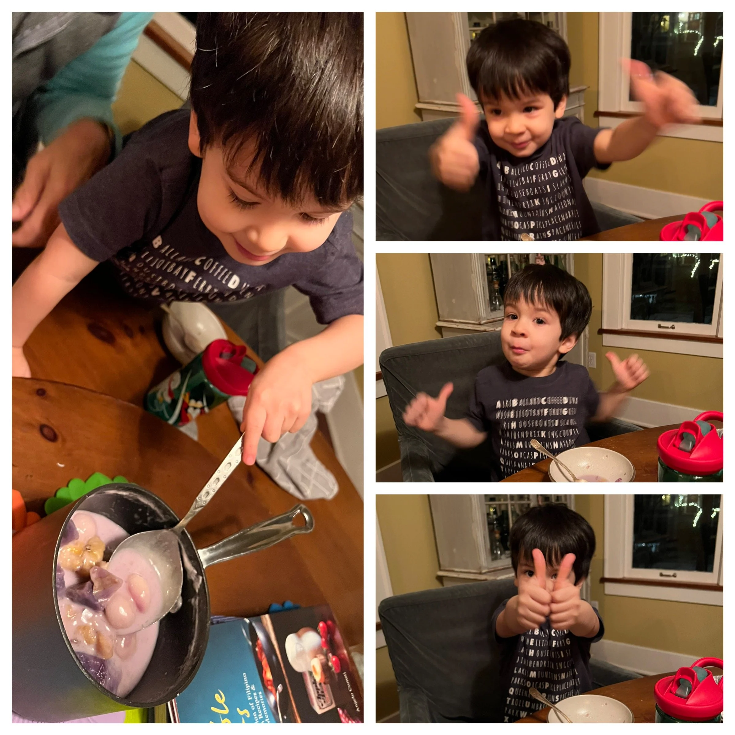 Two thumbs up for dessert