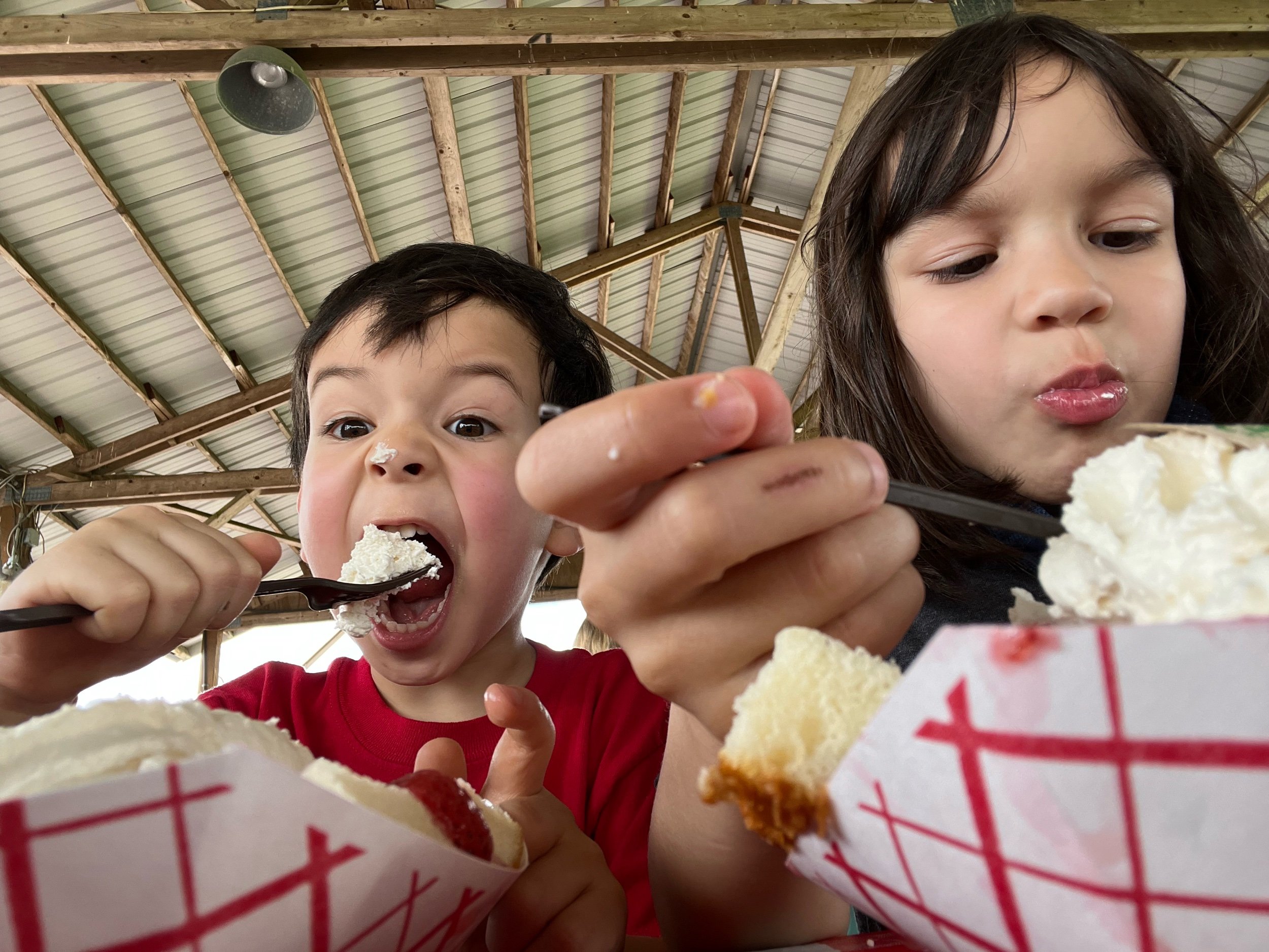 Sweets eating sweets