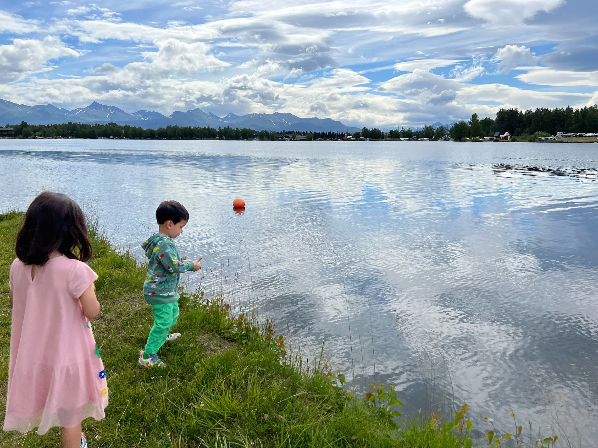 Pit stop at Lake Hood