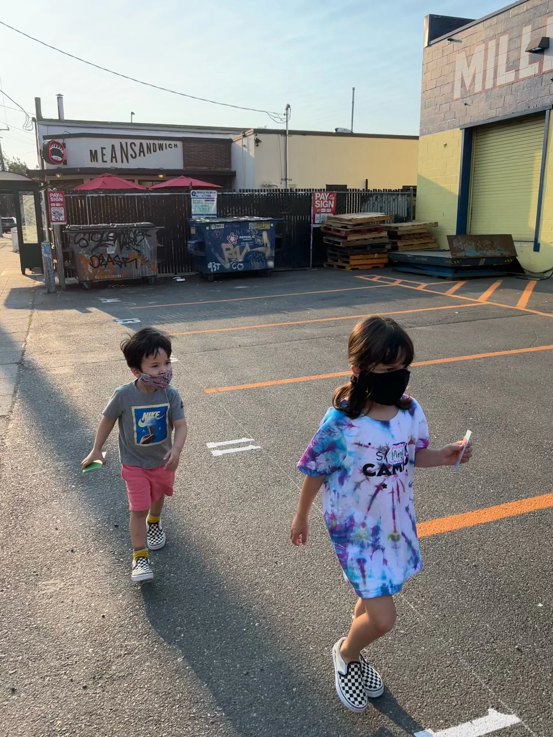 Paint chips and sandwiches