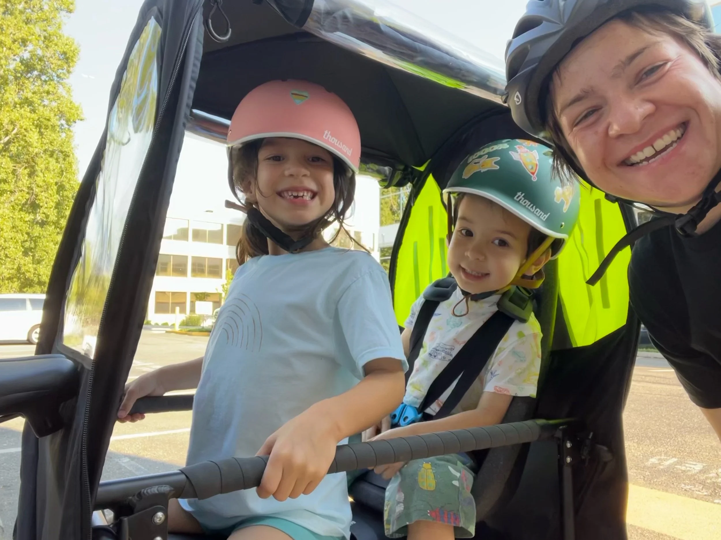 A bicycle built for three