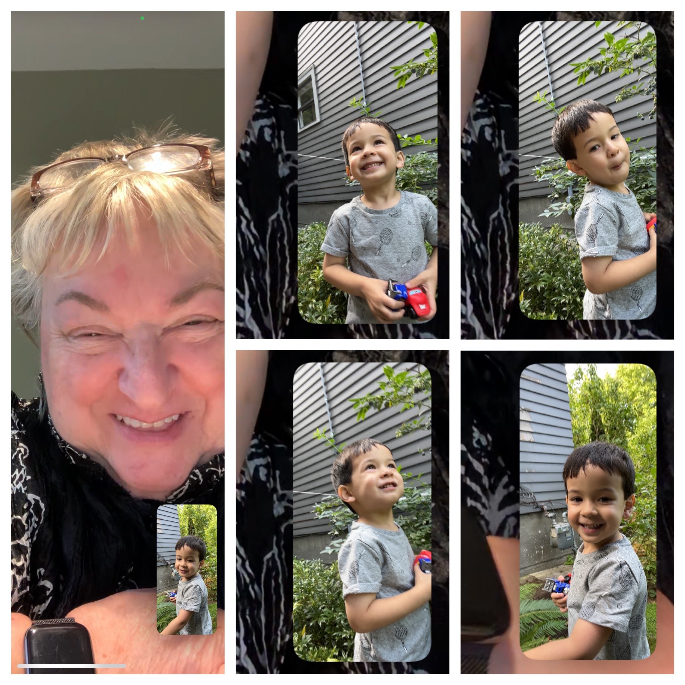 Blueberry picking with Xanna