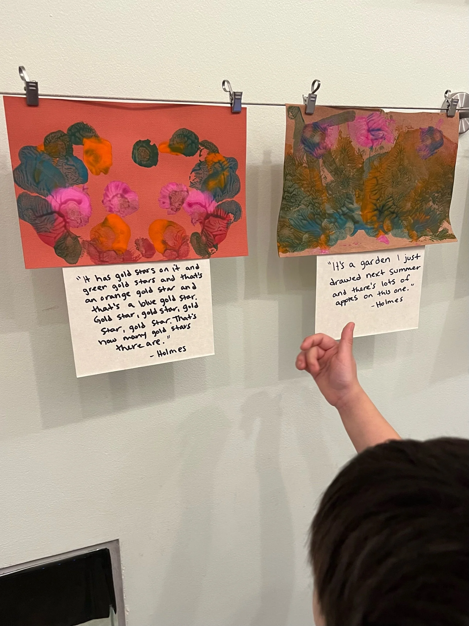 Preschool hallway gallery