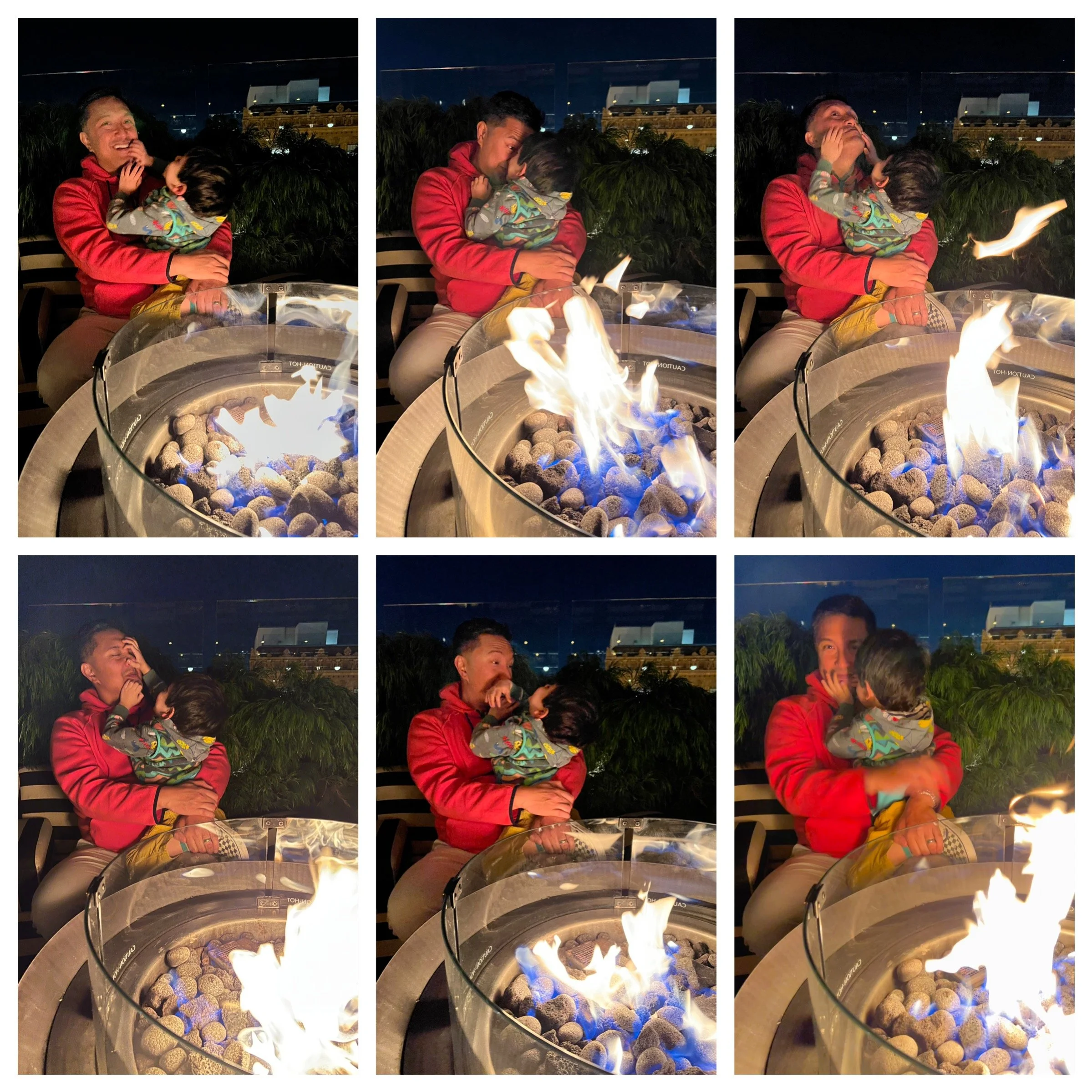 Fireside guttural giggles