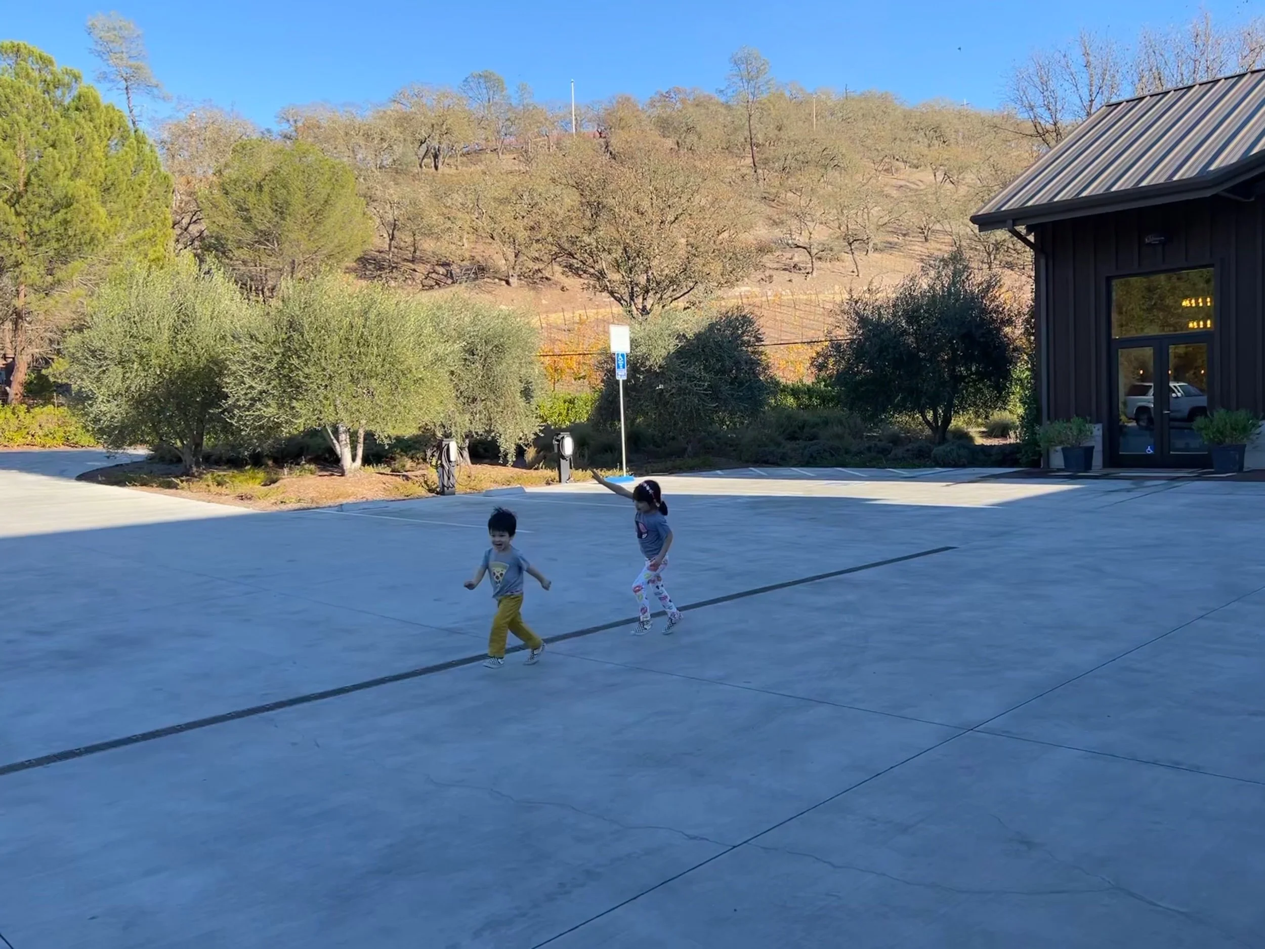 Wine tasting with kids