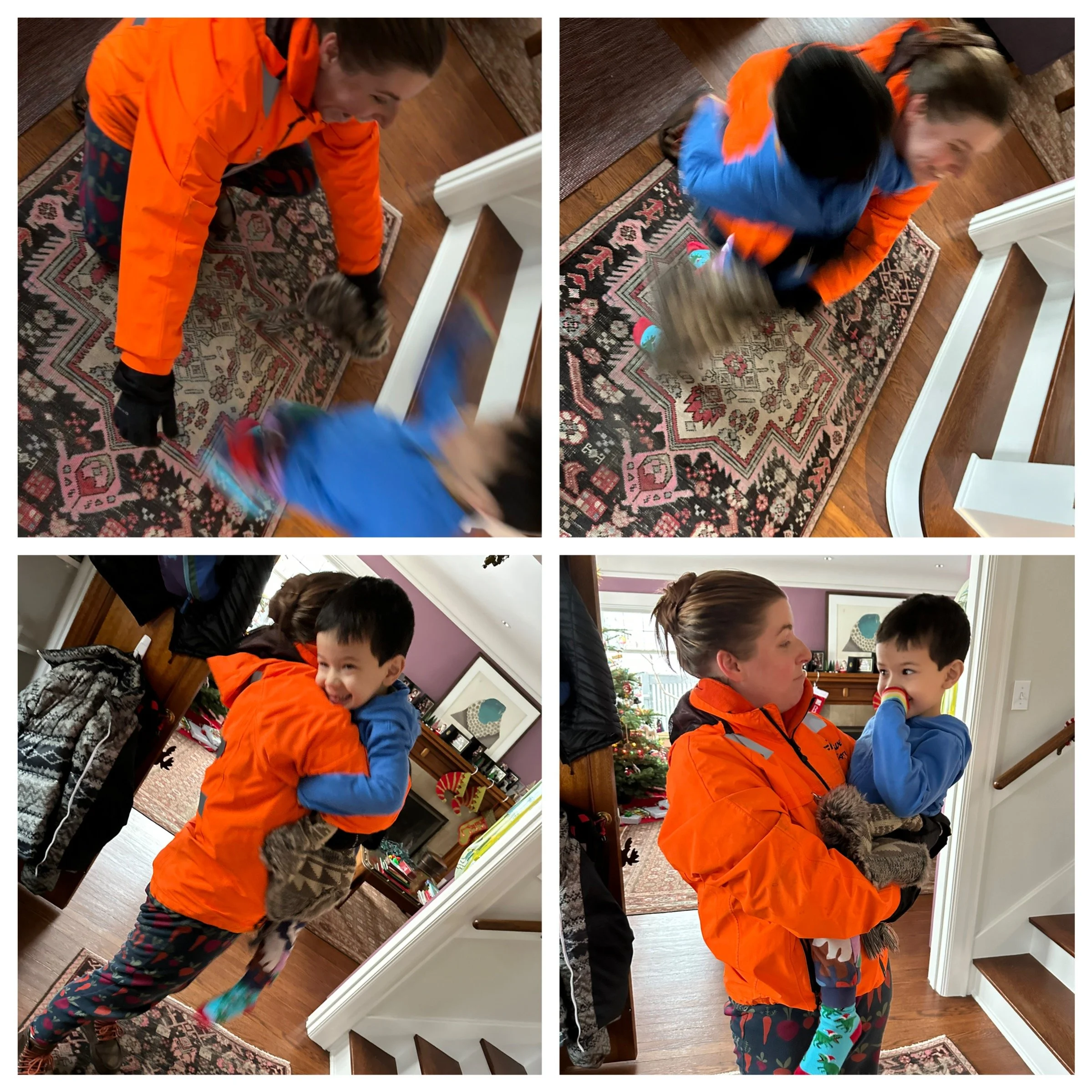 Surprise snow day visit