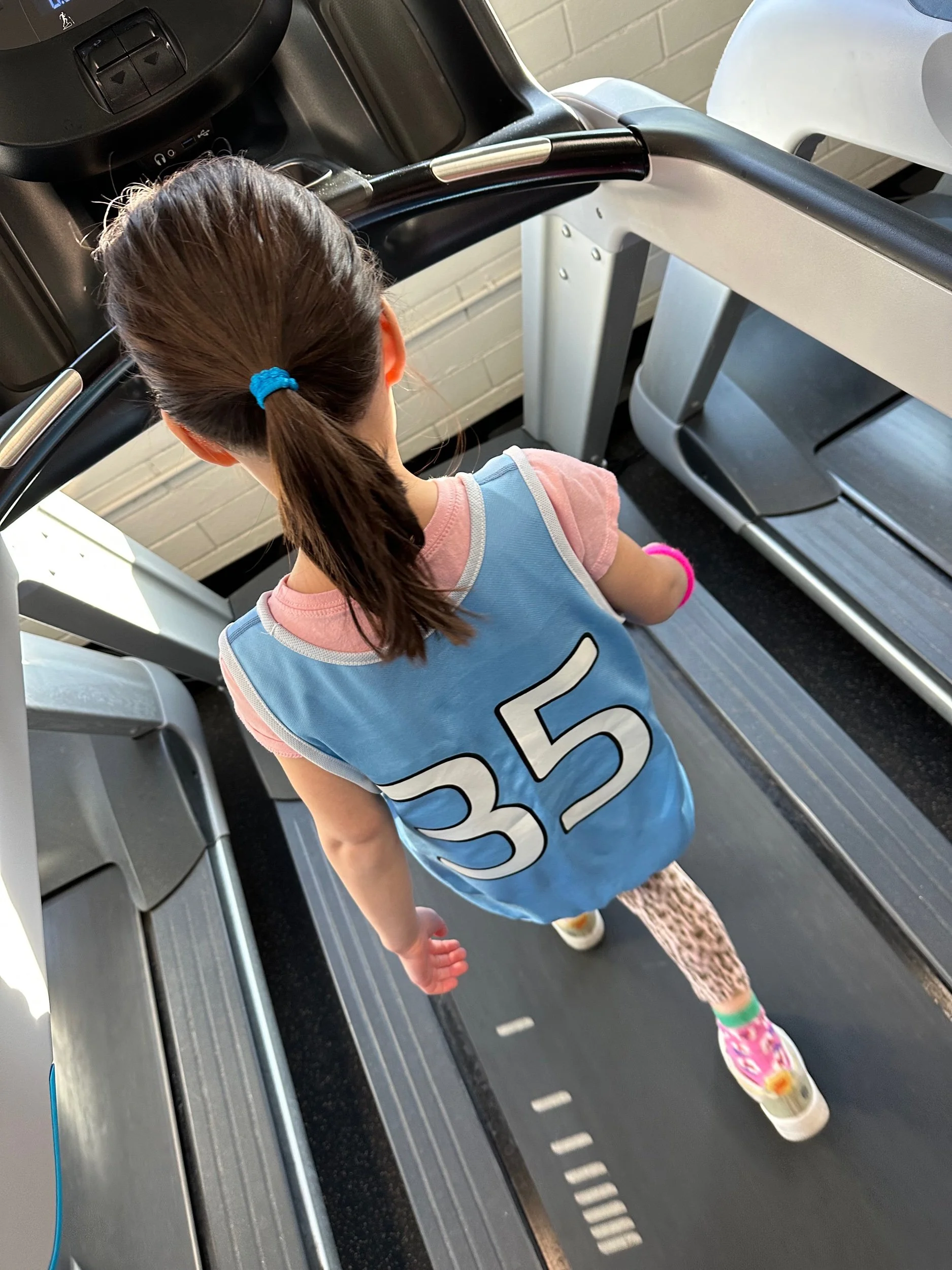 Basketball practice warm up