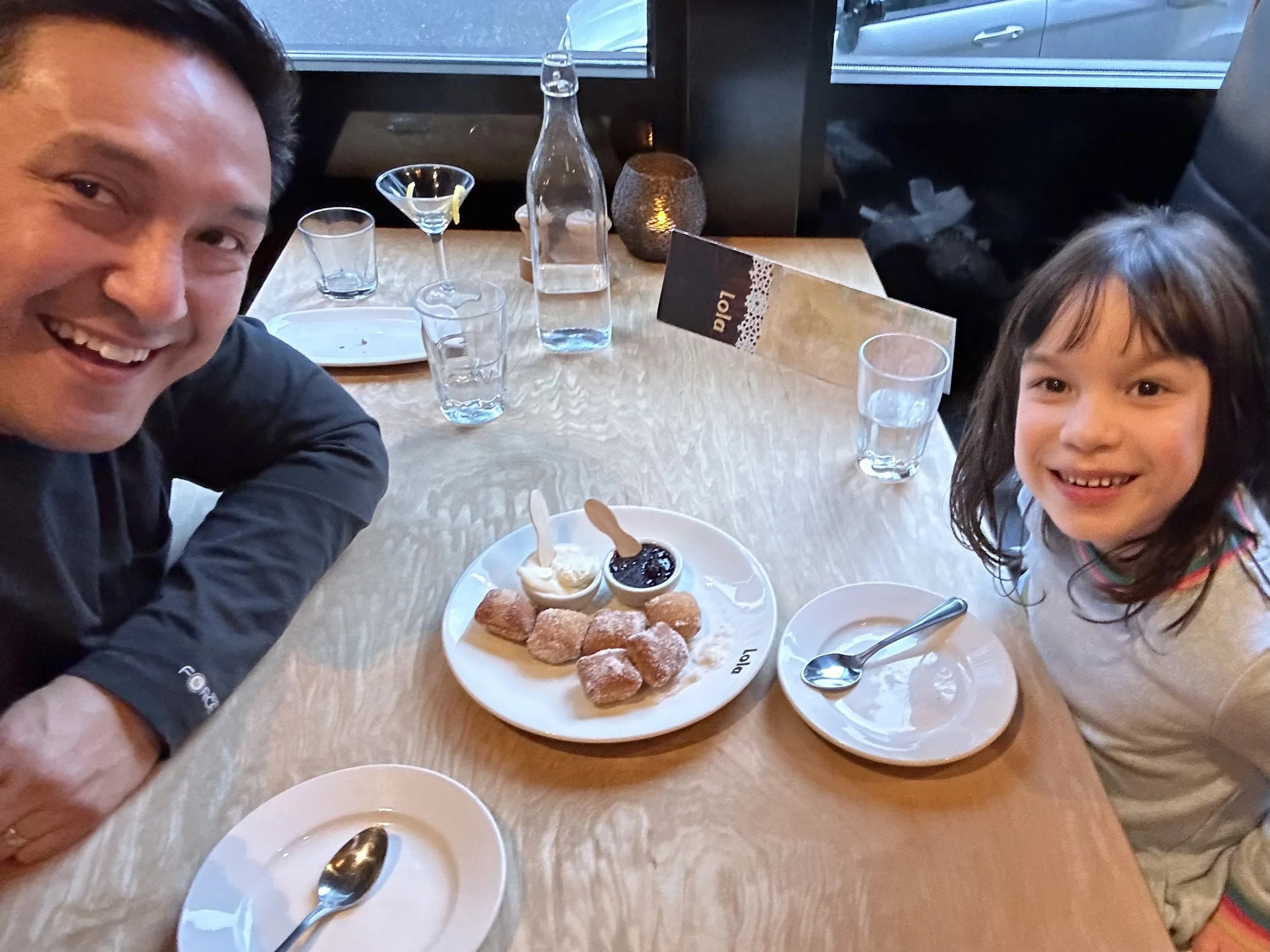 Father daughter doughnuts