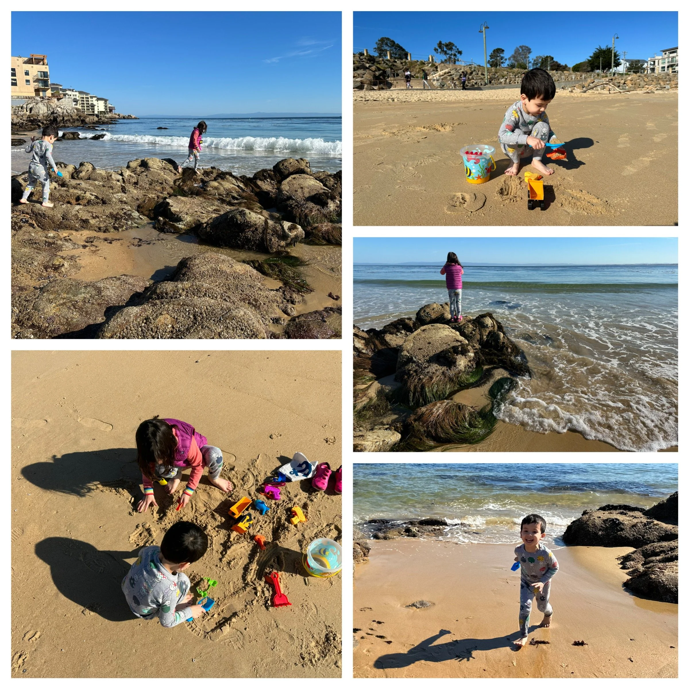 Pajama beach morning