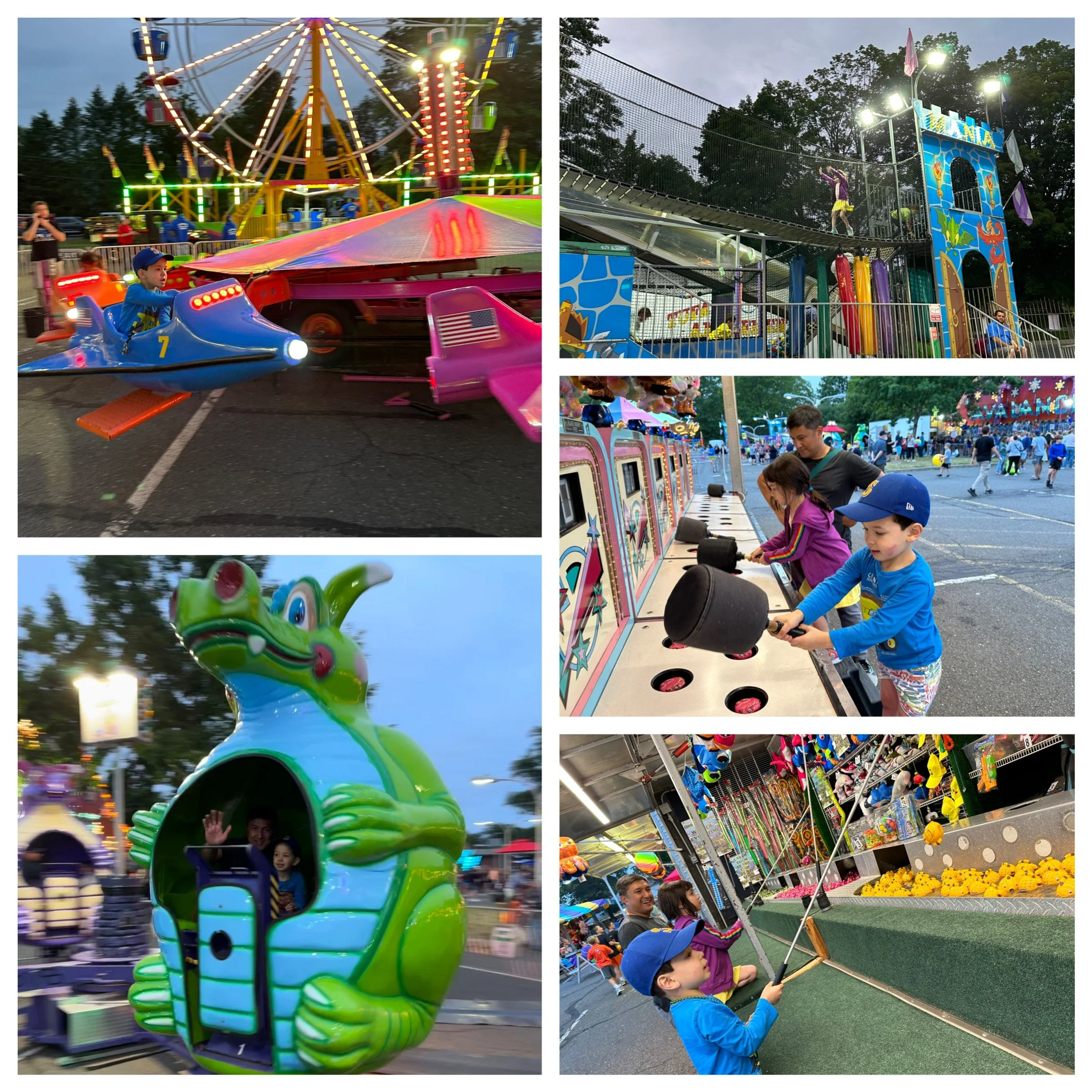 Rides and games
