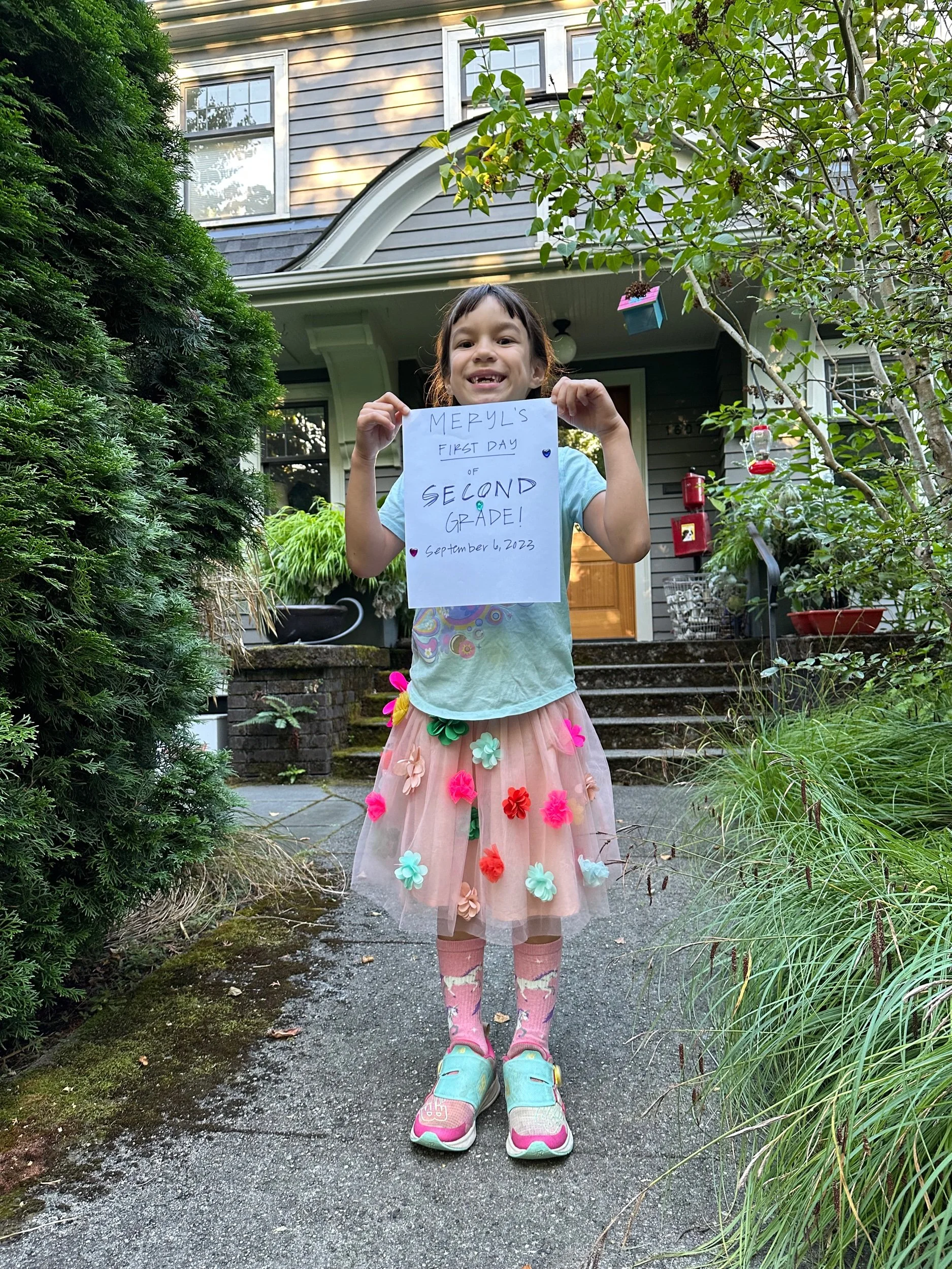 We have a second grader