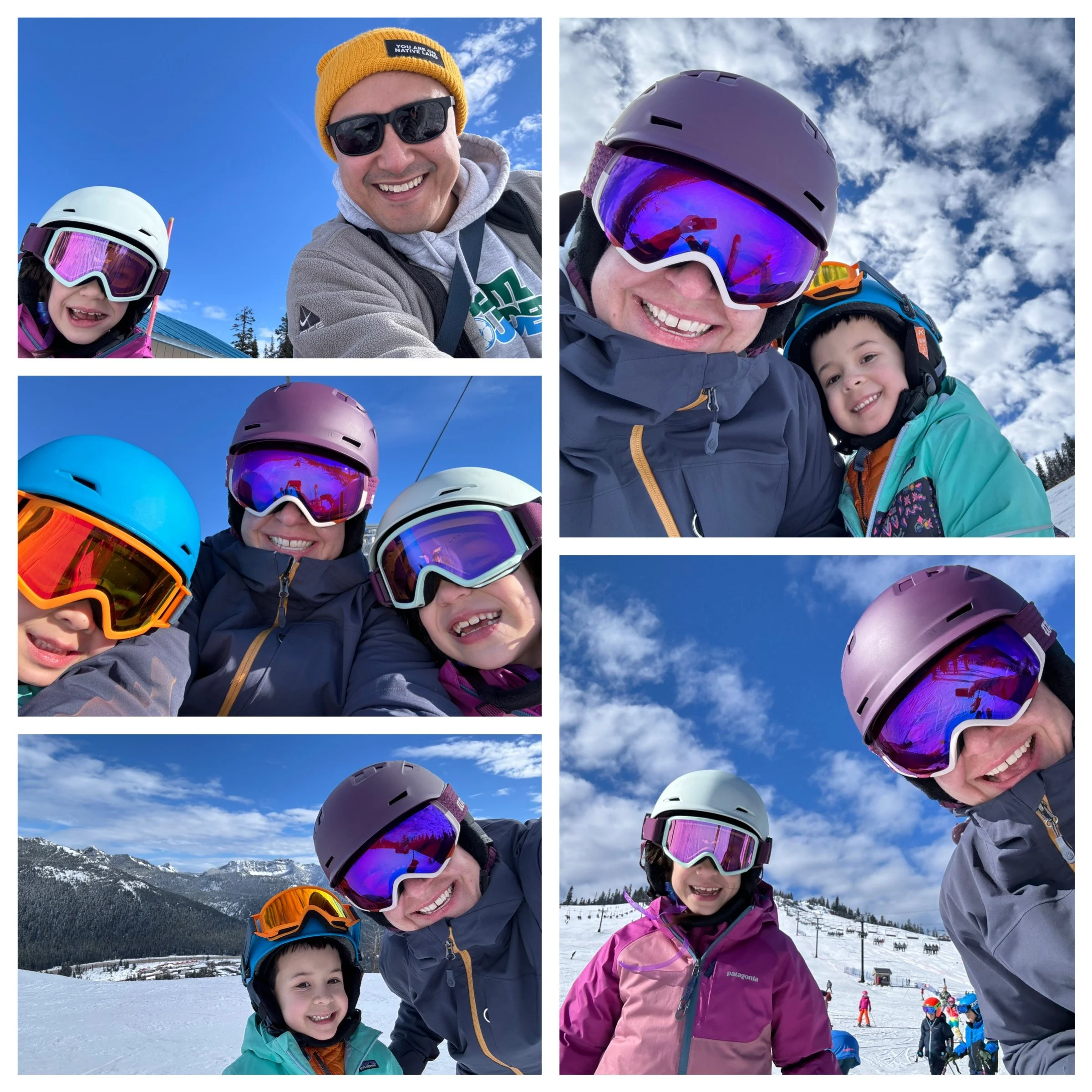 Bluebird ski day