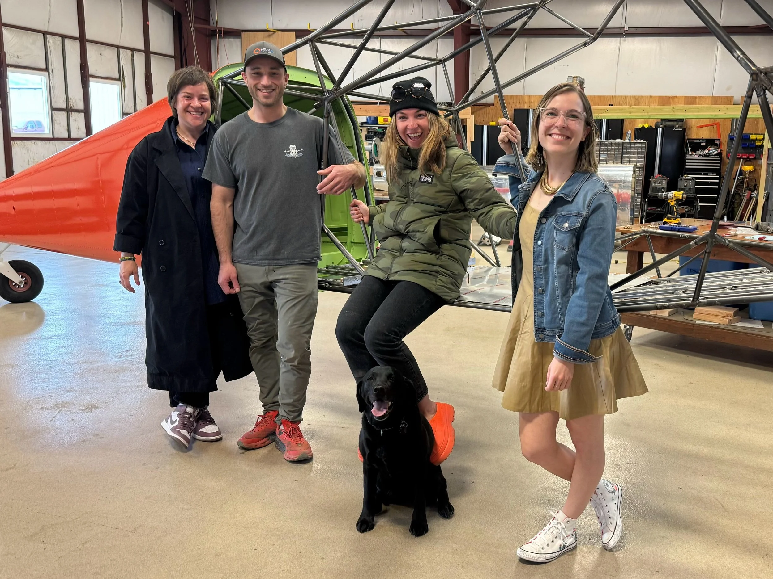 Hanging in the hangar