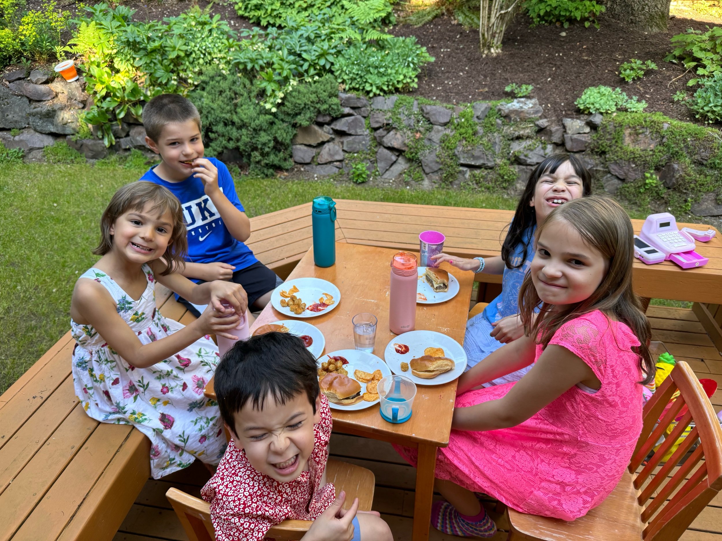 Kids table shenanigans 