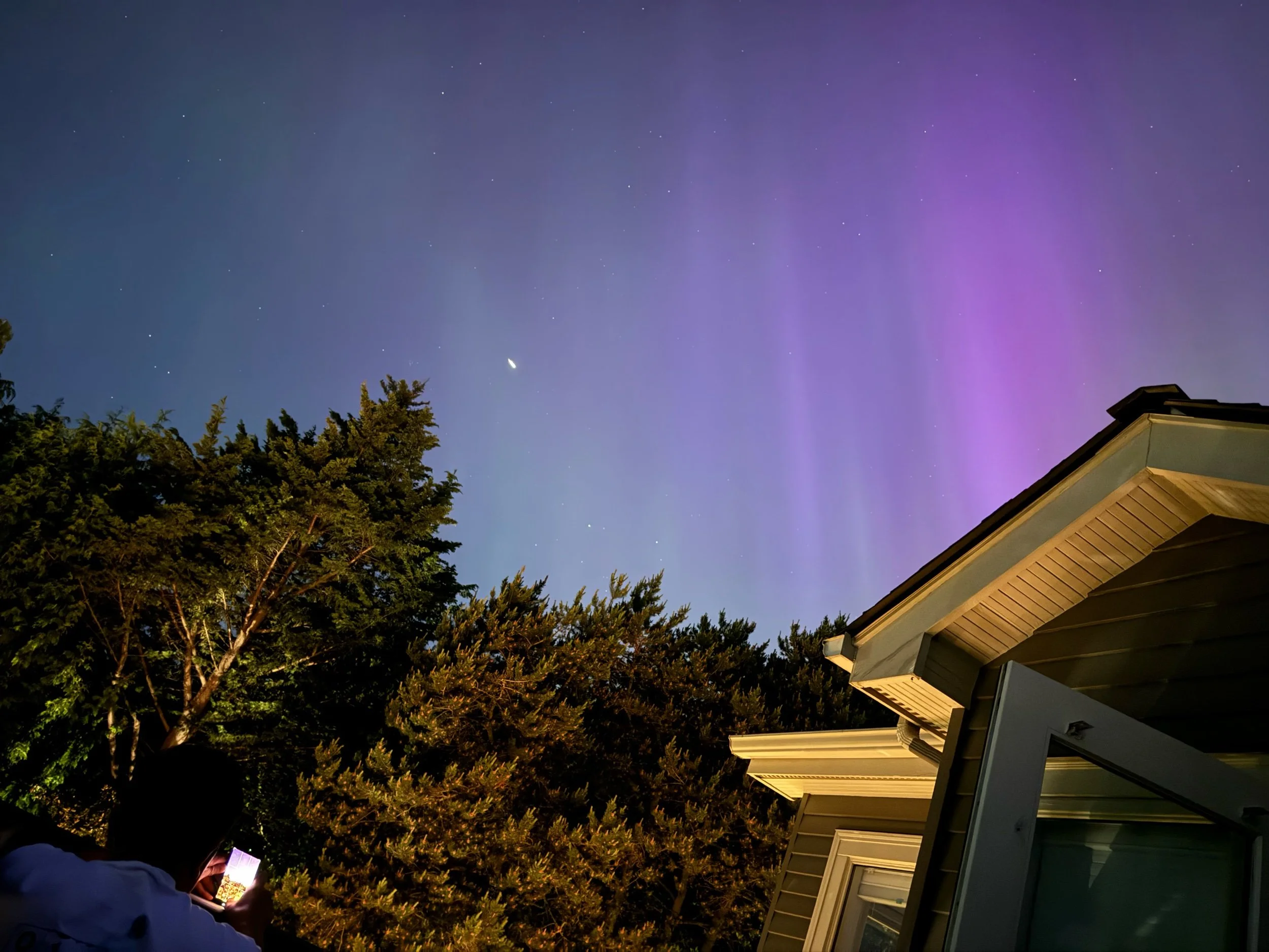 Literally from our house