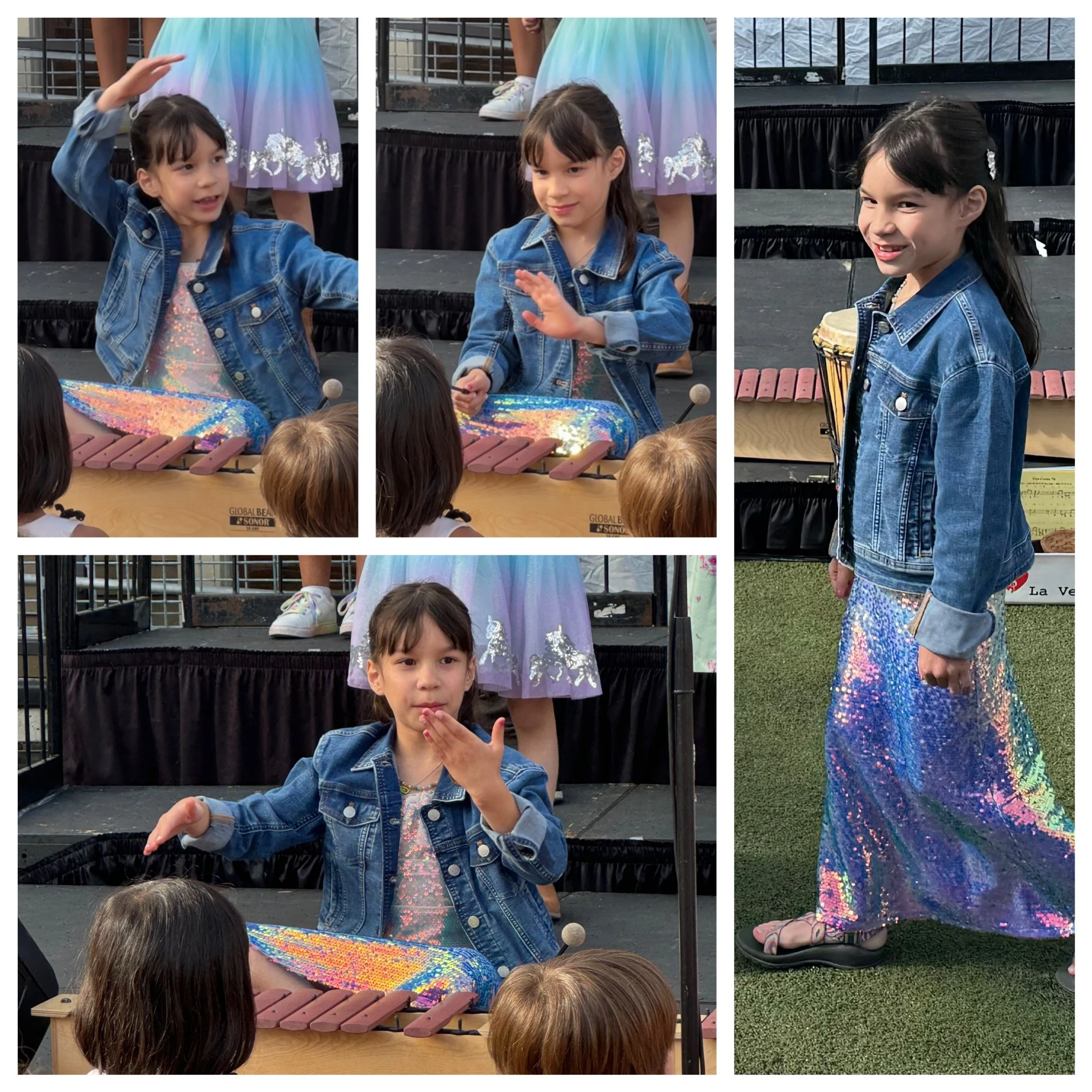 To the tune of sequins