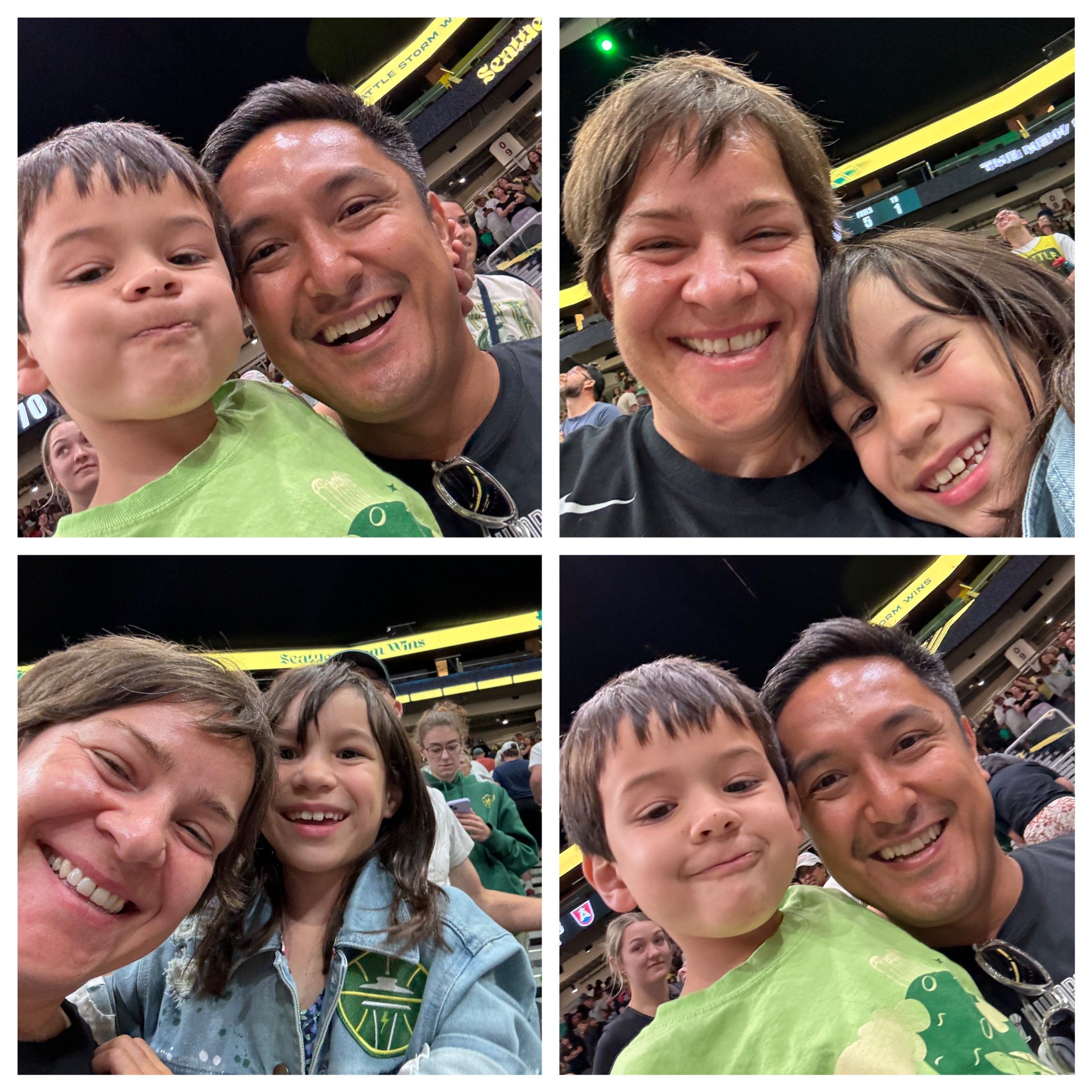 More stadium selfies