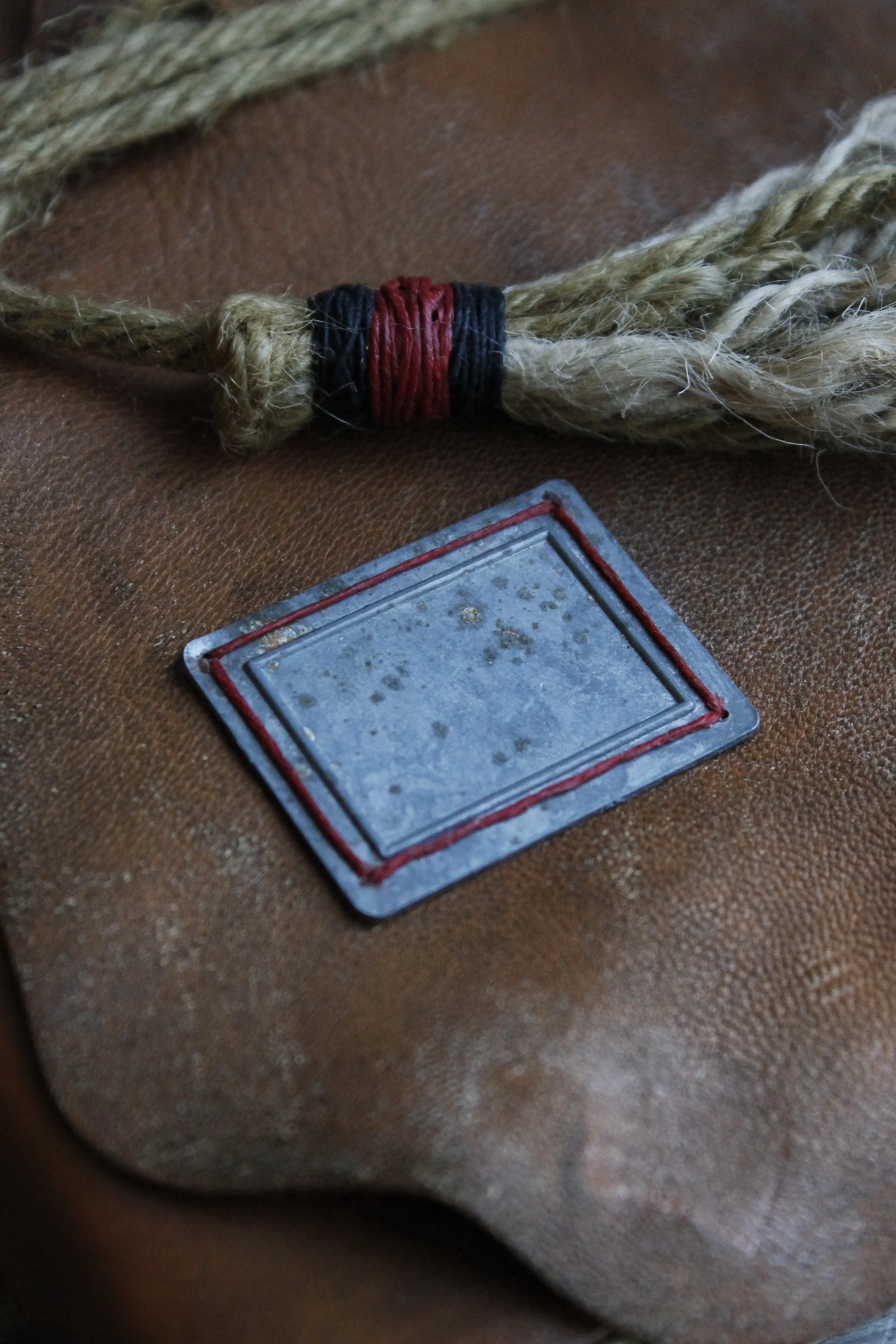 reclaimed leather art journal