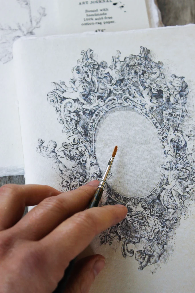 Vintage Sketch, Watercolour art journal with Khadi cotton-rag paper,