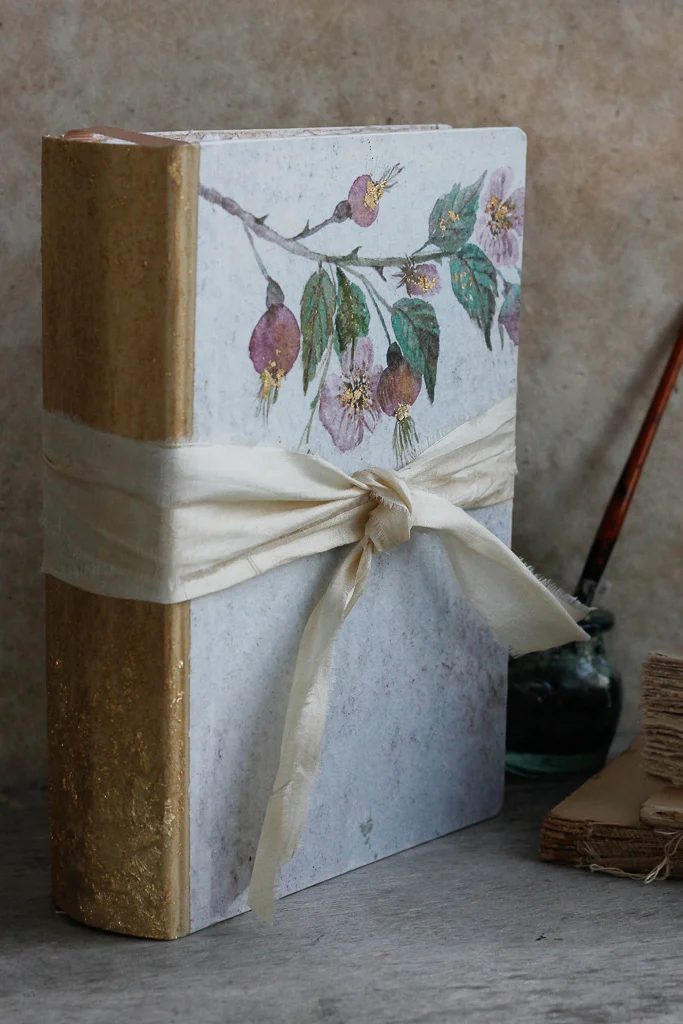 Rosehip wedding guest book