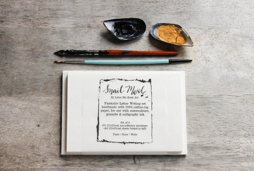 Snail mail paintable letter writing set