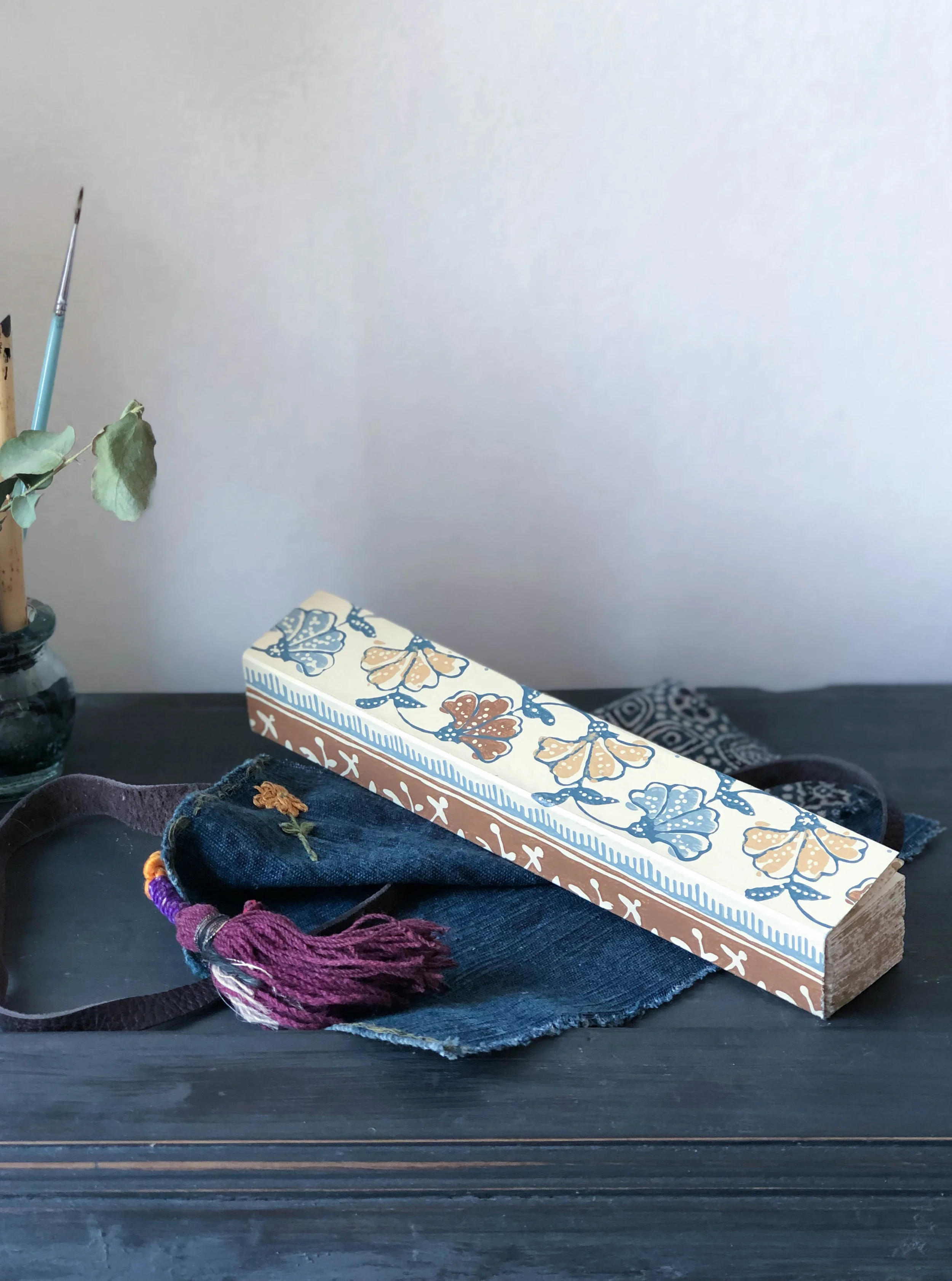 Bundled Curio, Ajrak Ledger | Loose leaf art journal