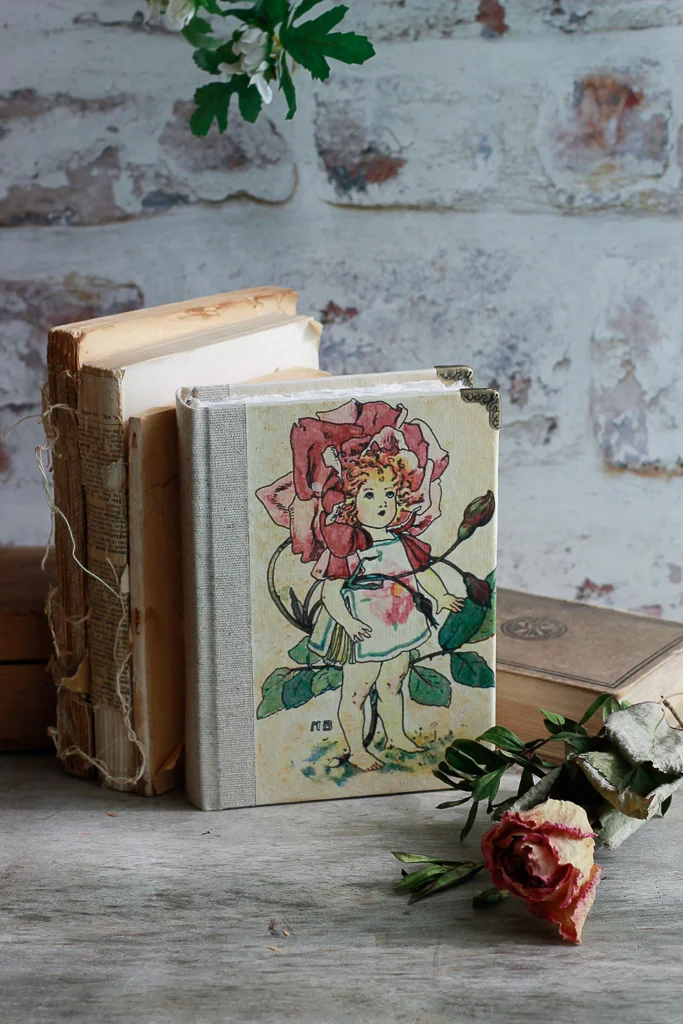Hardback pressed flower, watercolour art journal