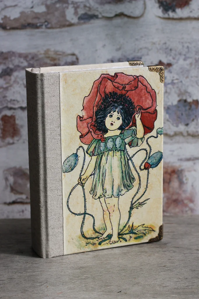 Hardback pressed flower, watercolour art journal