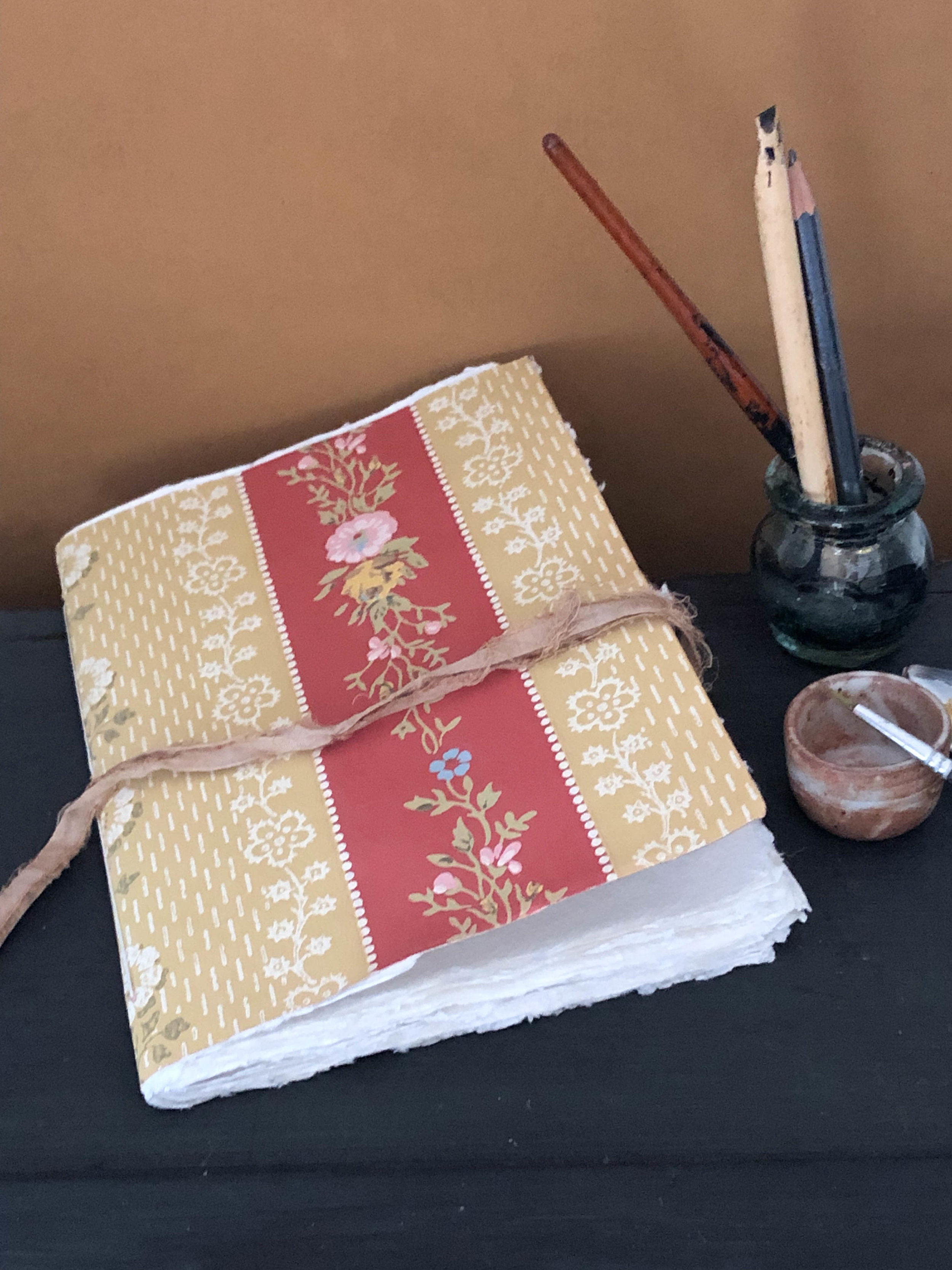 Khata | Watercolour art journal with khadi cotton rag paper