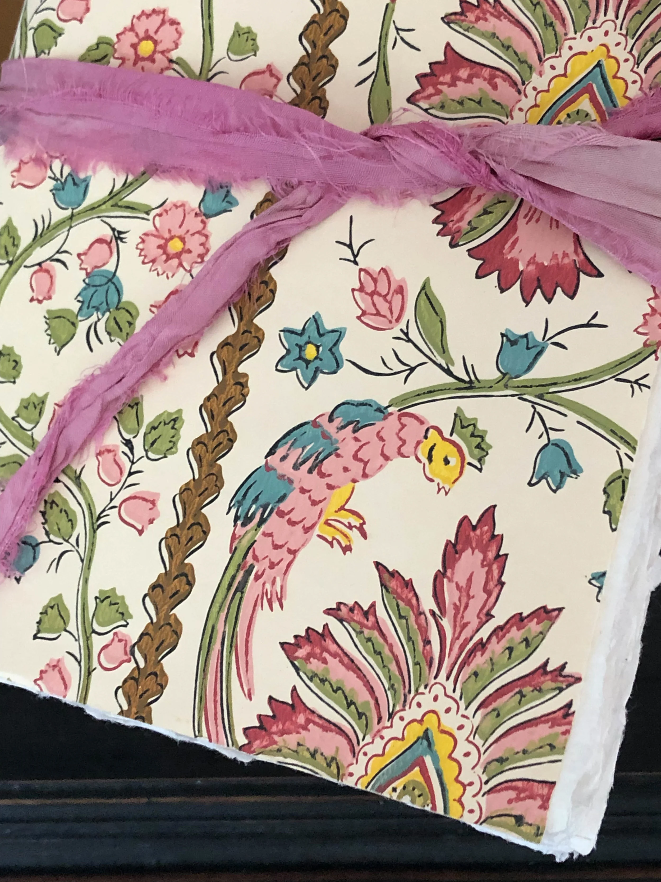 Watercolour art journal with khadi cotton rag paper
