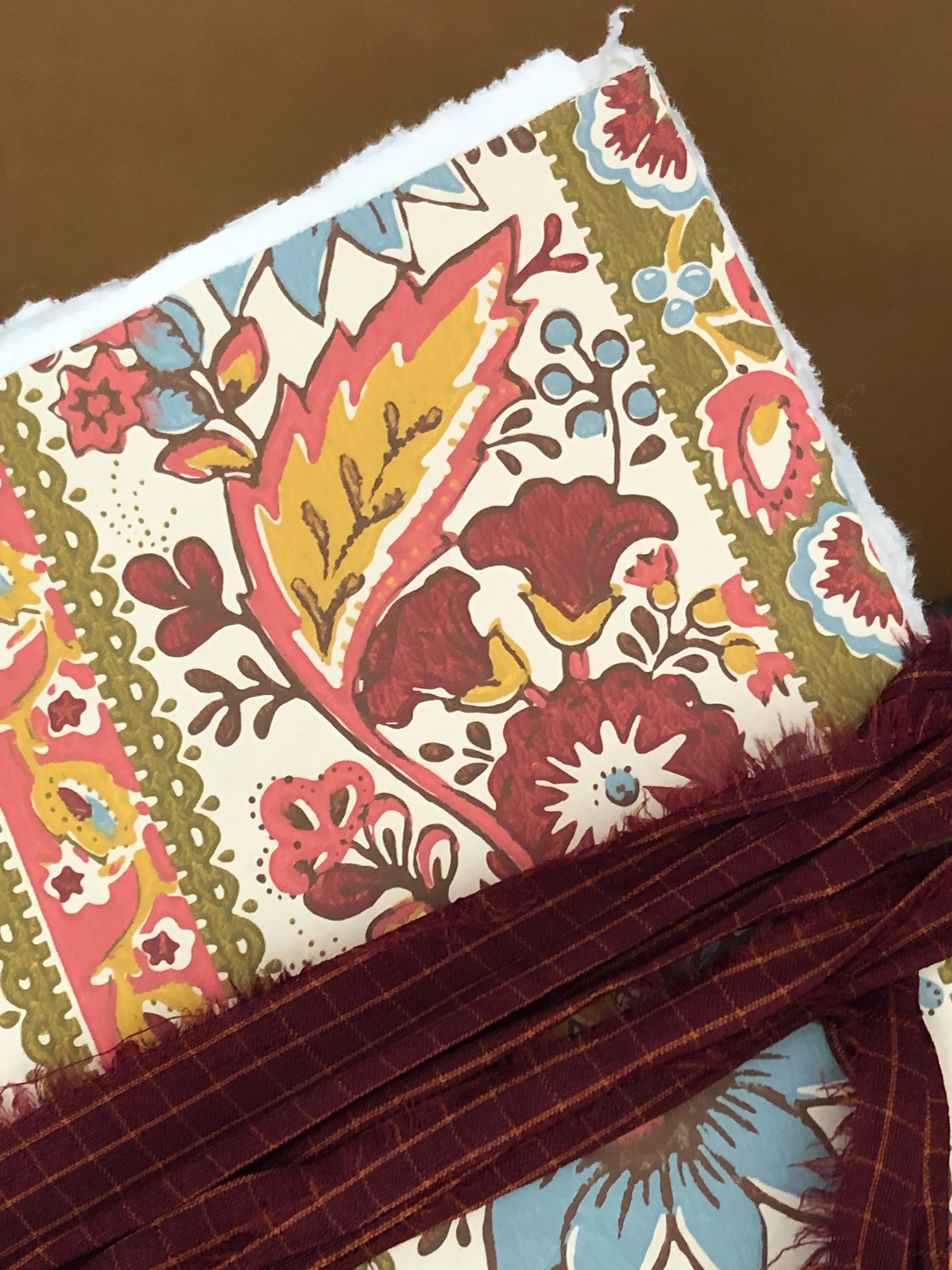 Watercolour art journal with khadi cotton rag paper