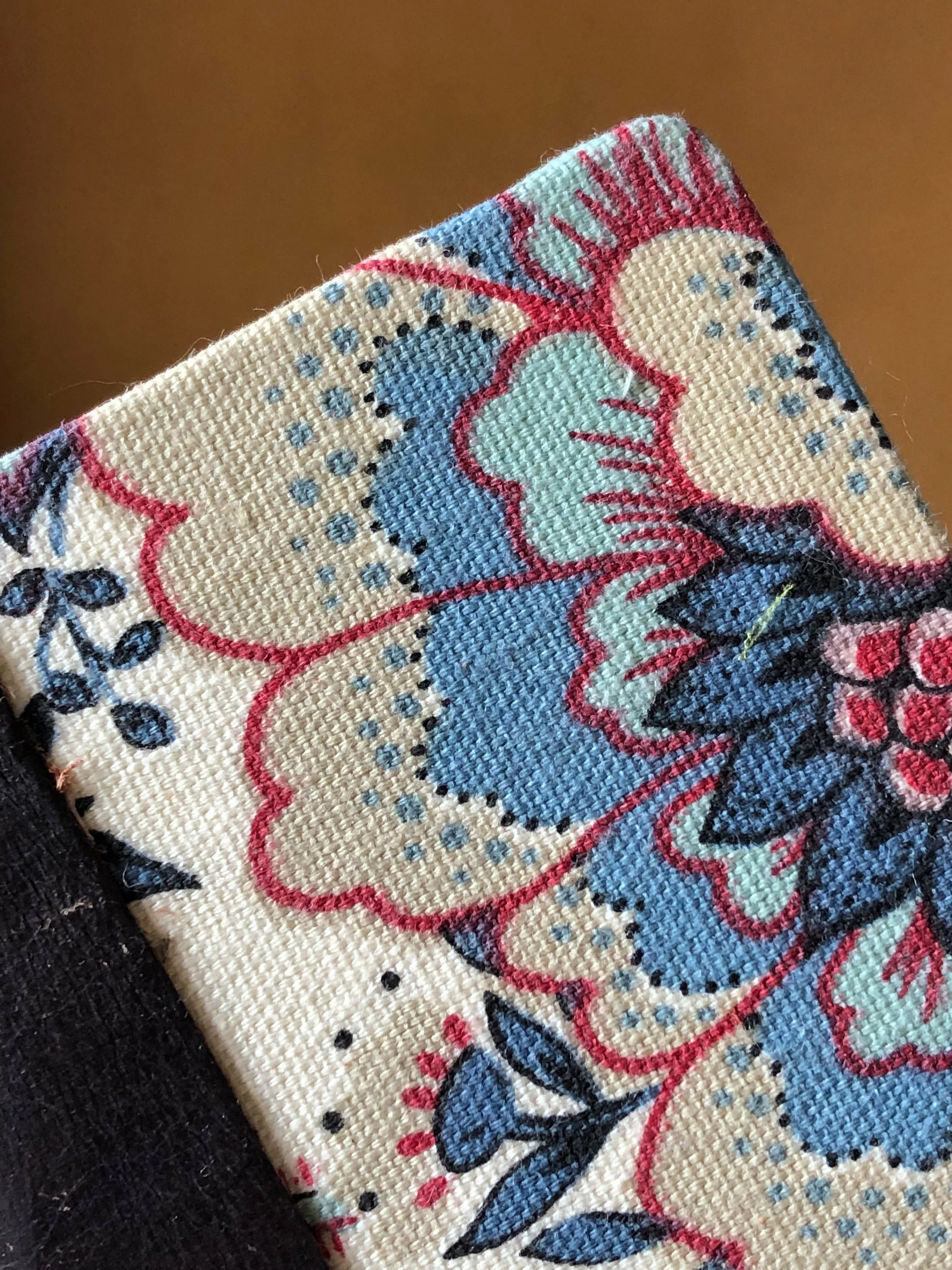 Quarter leather bound art journal with khadi cotton rag watercolour paper