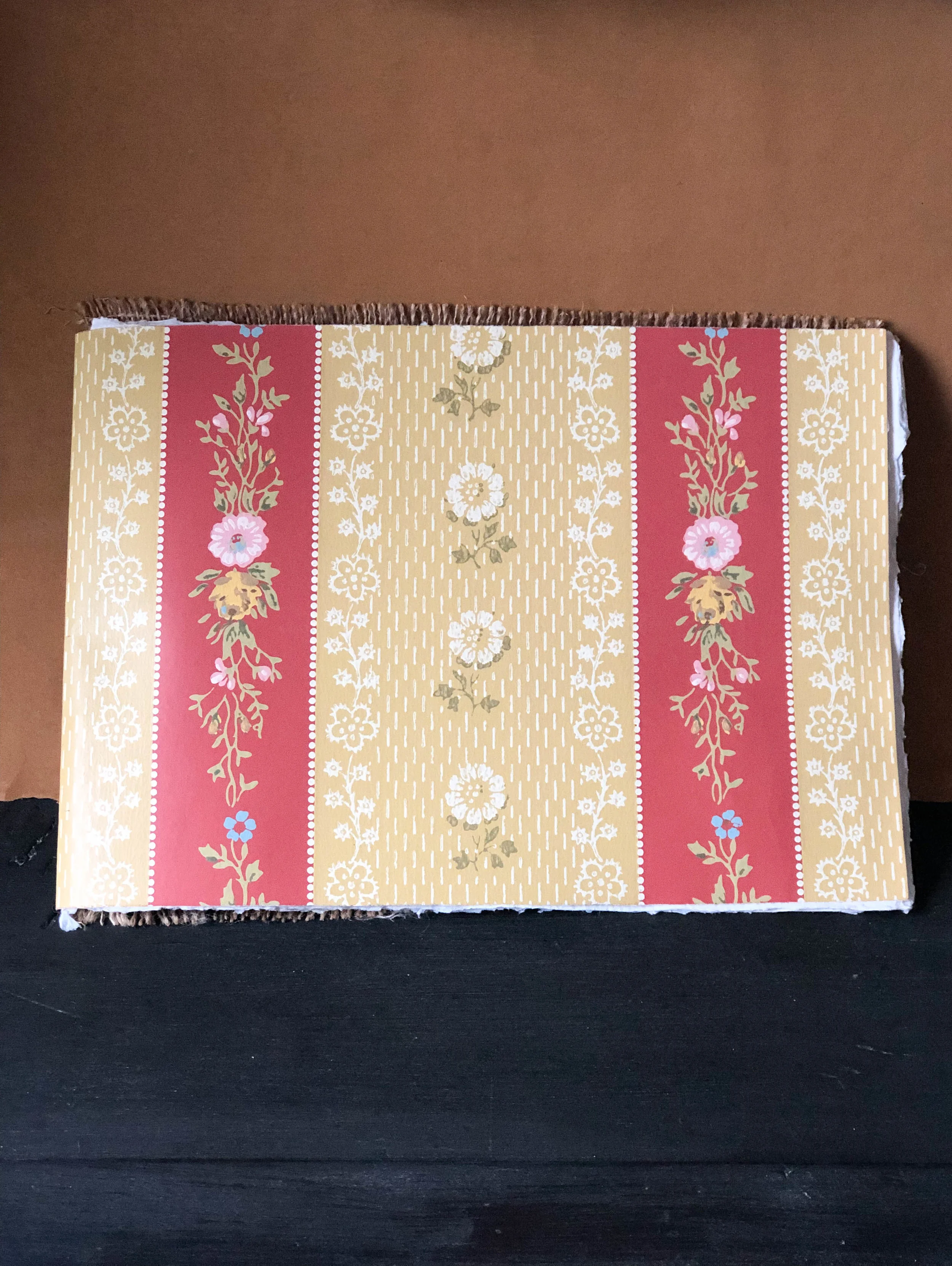 Art scroll with Khadi cotton rag watercolour paper