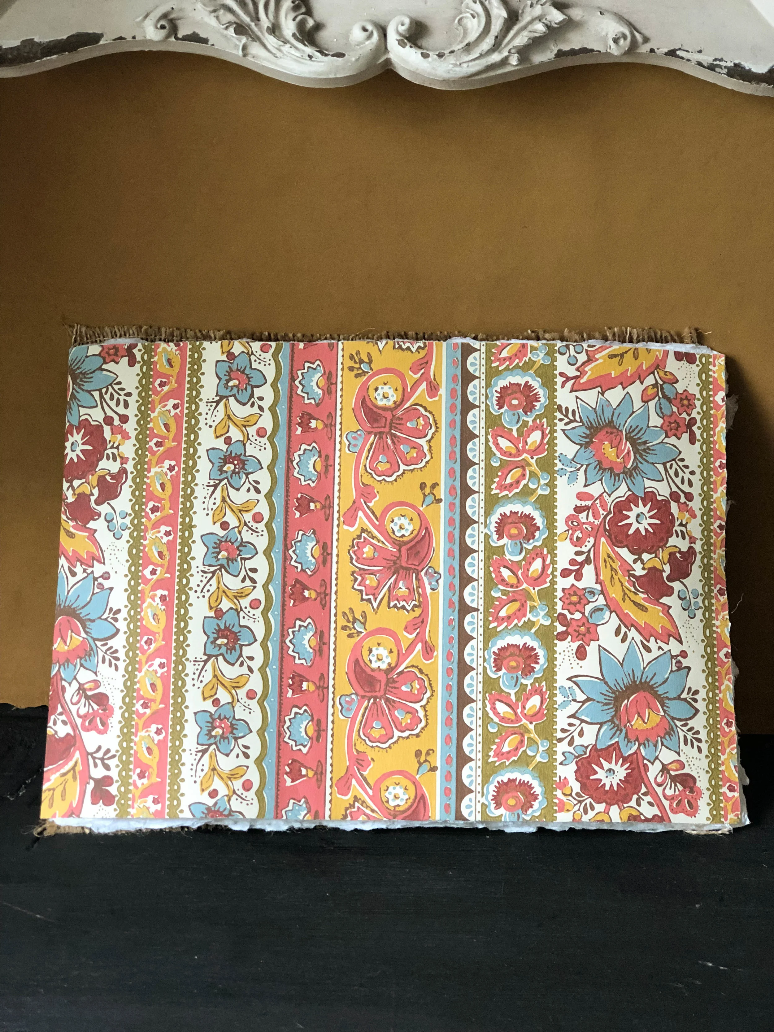 Art scroll with Khadi cotton rag watercolour paper