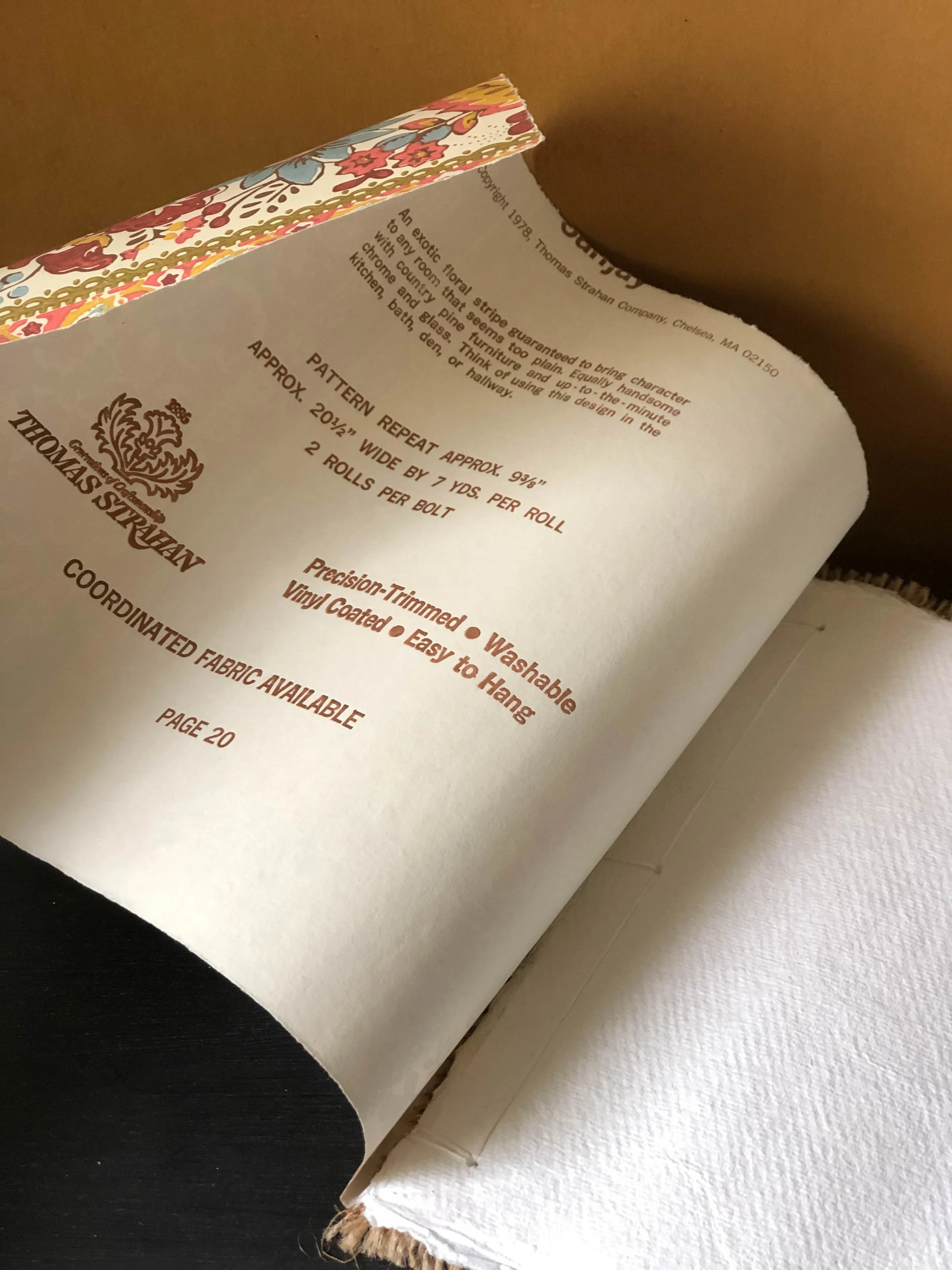 Art scroll with Khadi cotton rag watercolour paper