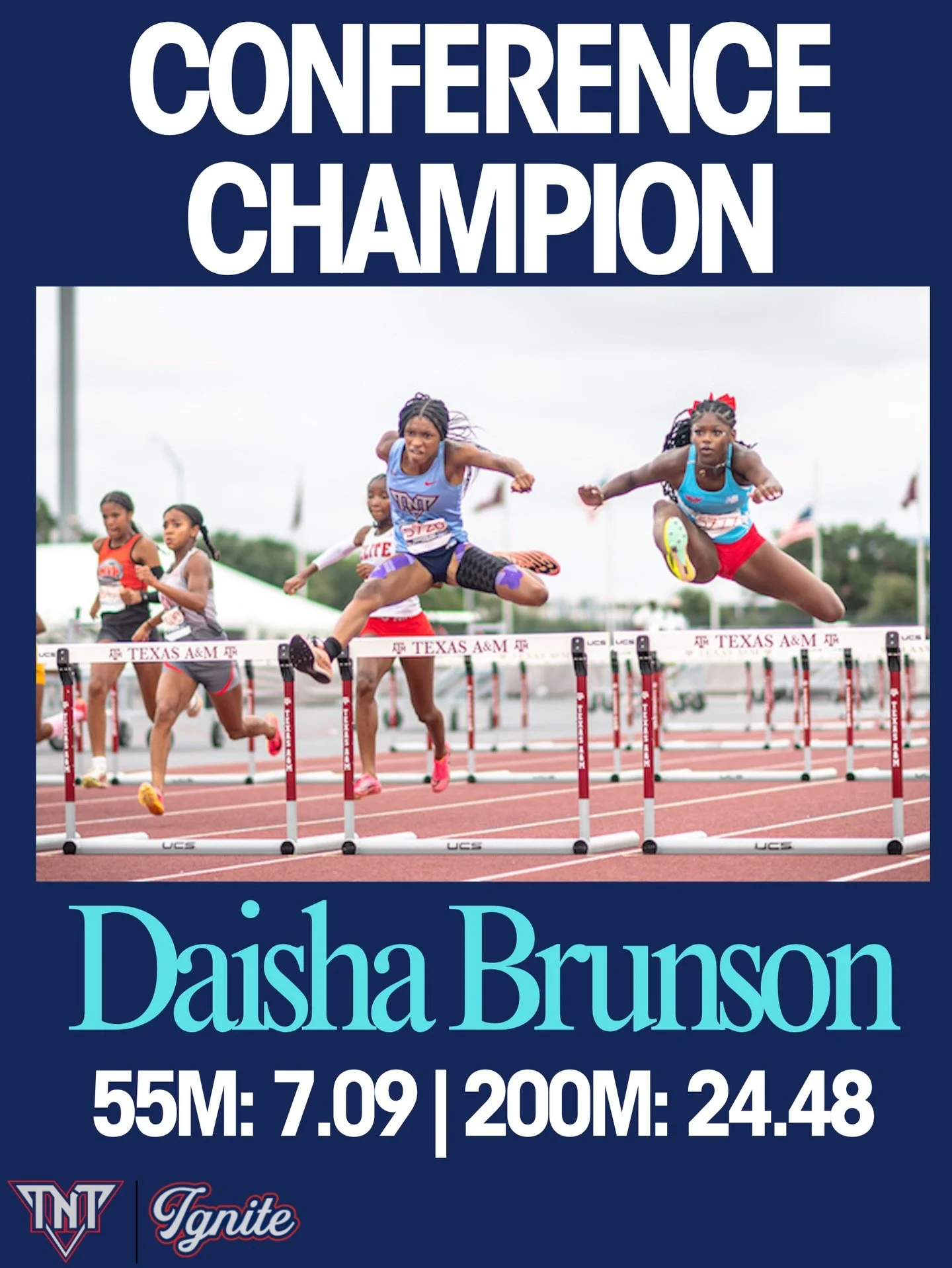 Conference champs 🧨

Shoutout to our academy athletes for showing out at their conference meets.

More great performances to come For the rest of the crew 👏