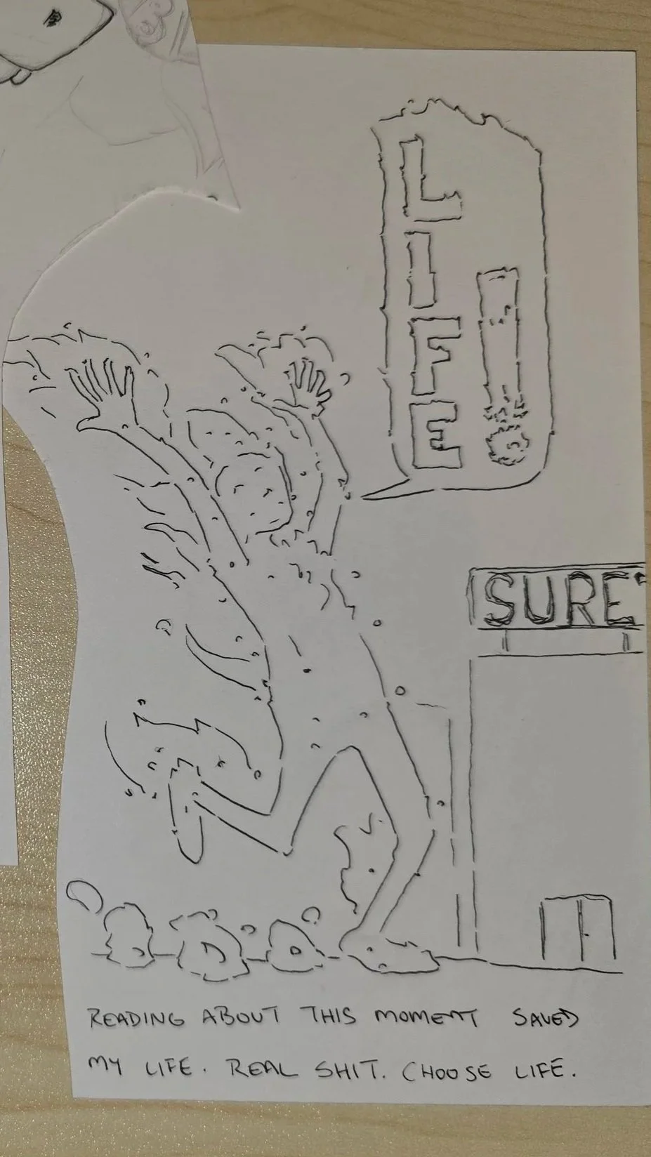 At a low point I read Richard Pryor's account of his ordeal. Hearing how he chose to live impacted me greatly. Always chose to live.